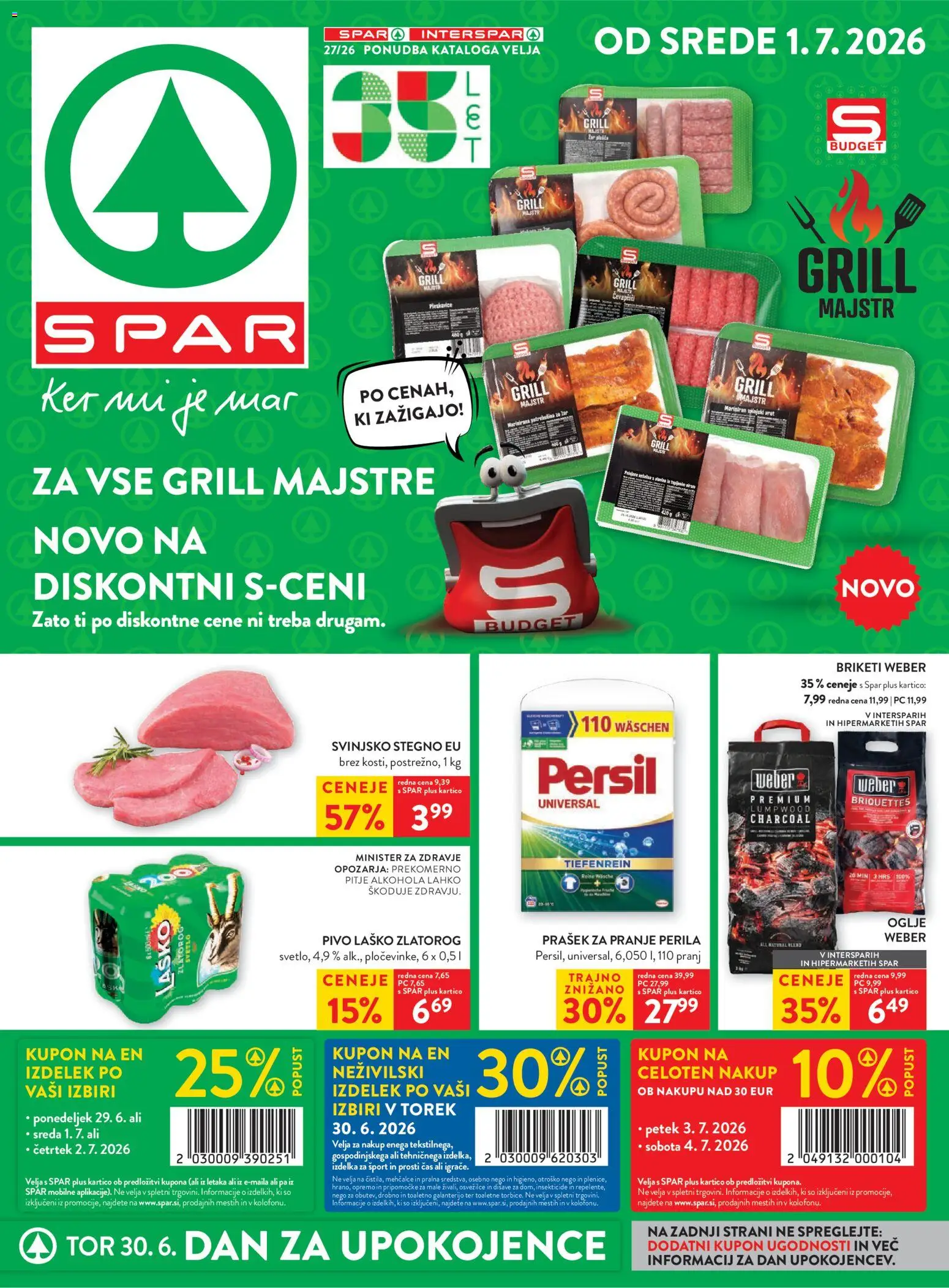 Novi Spar katalog ponudbe – veljaven od 01.07.2026 | Stran: 1