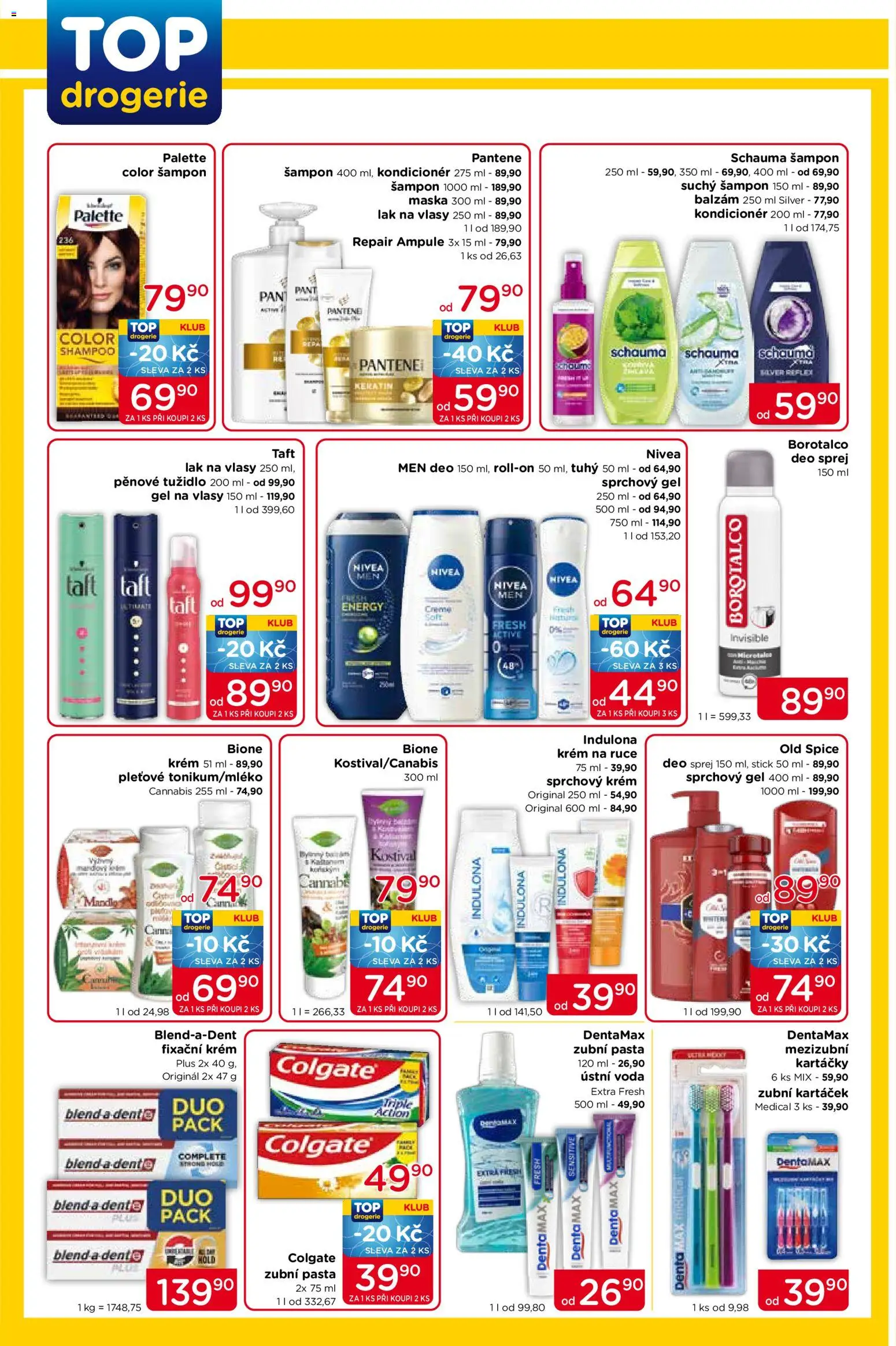 Top drogerie leták od 29.10.2026 | Strana: 2 | Produkty: Krém na ruce, Krém, Suchý šampon, Lak na vlasy