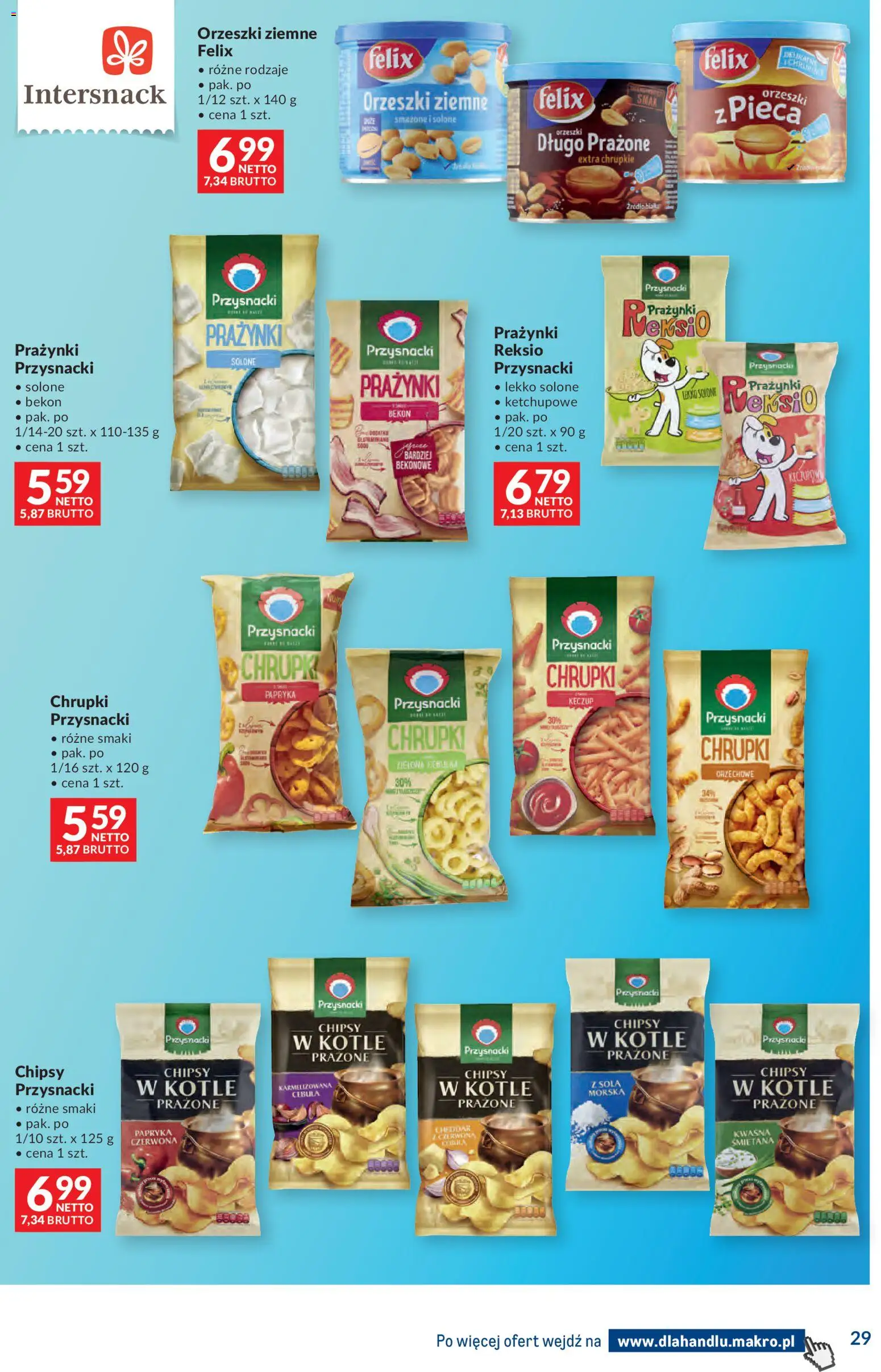 Makro gazetka - Dystrybucja do sklepów od 14.04.2026 | Strona: 29 | Produkty: Chrupki, Bekon, Papryka, Keczup