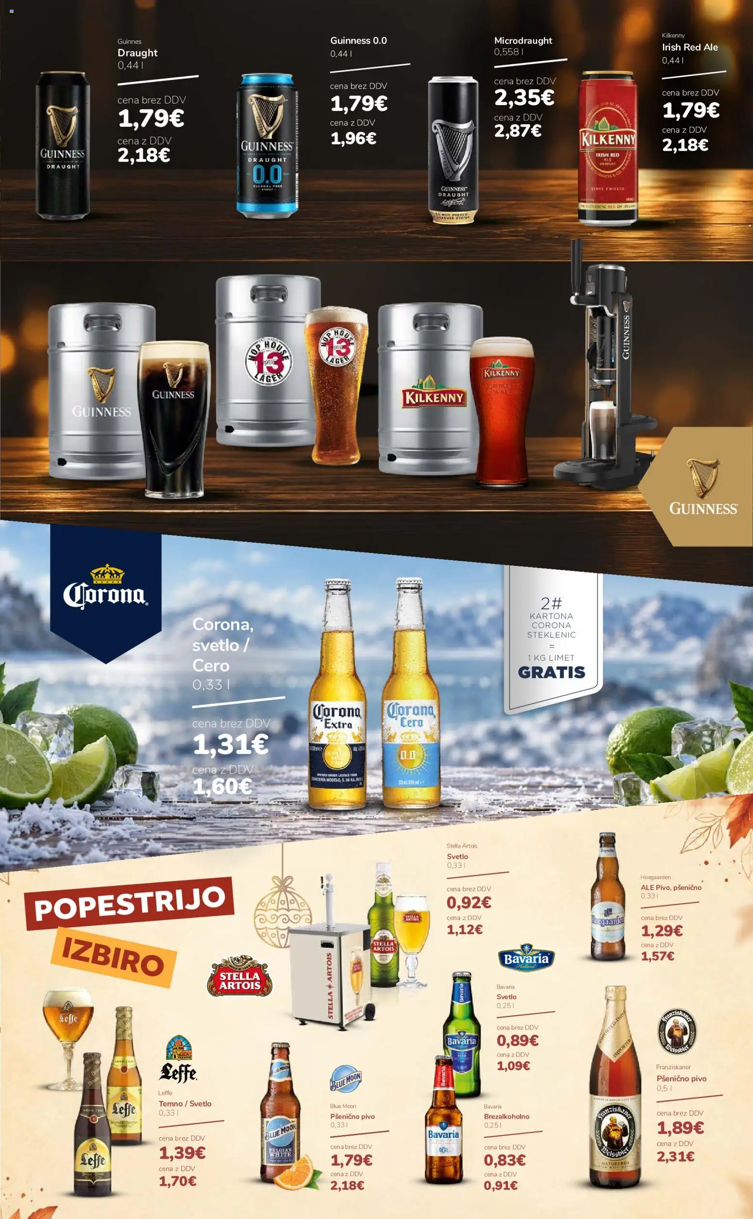 Novi Ahac katalog ponudbe – veljaven od 01.09.2026 | Stran: 3 | Izdelki: Pivo