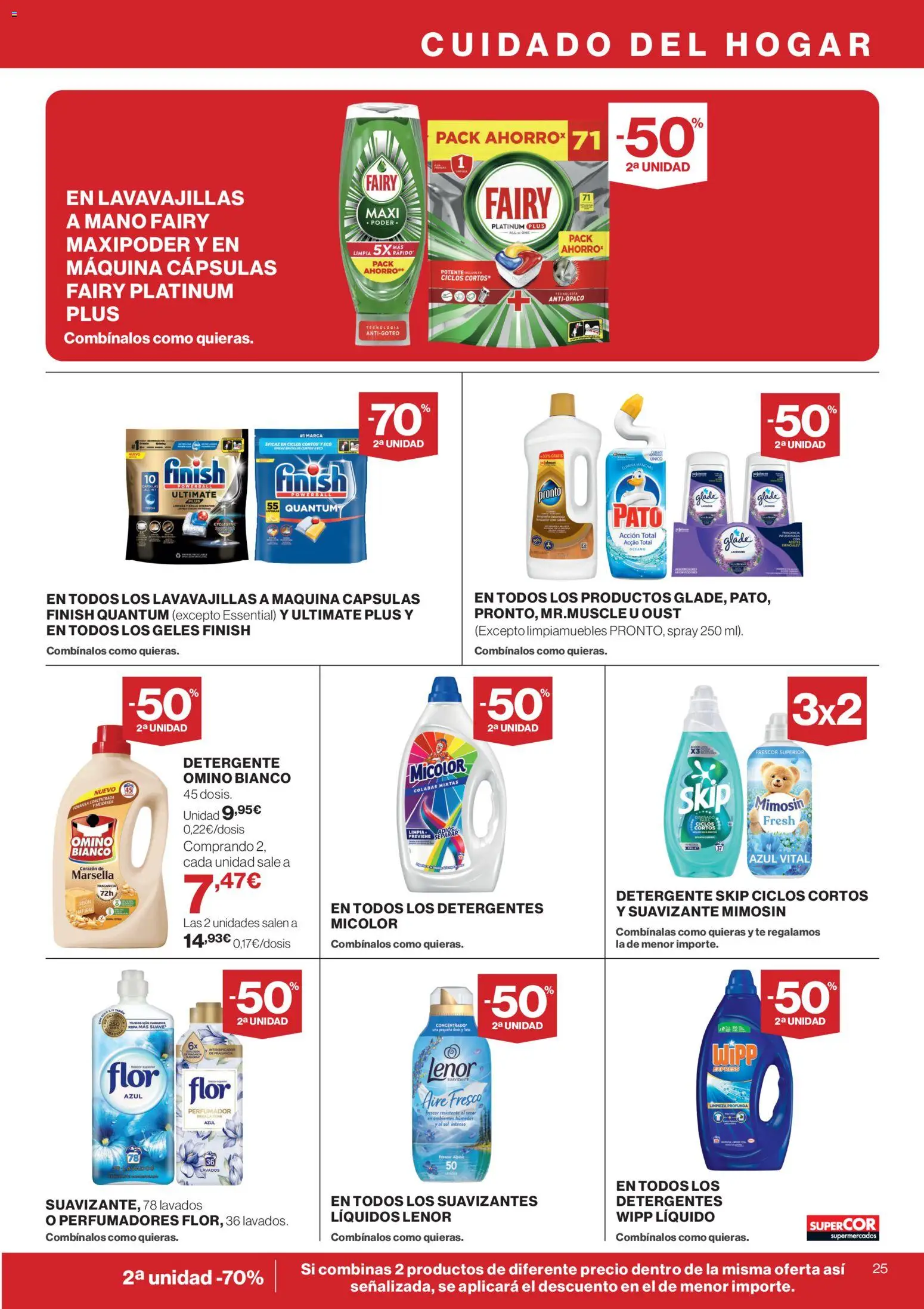 Supercor folleto │ válido desde el 21.05.2026 | Página: 25 | Productos: Fragancia, Detergente, Té, Lavavajillas