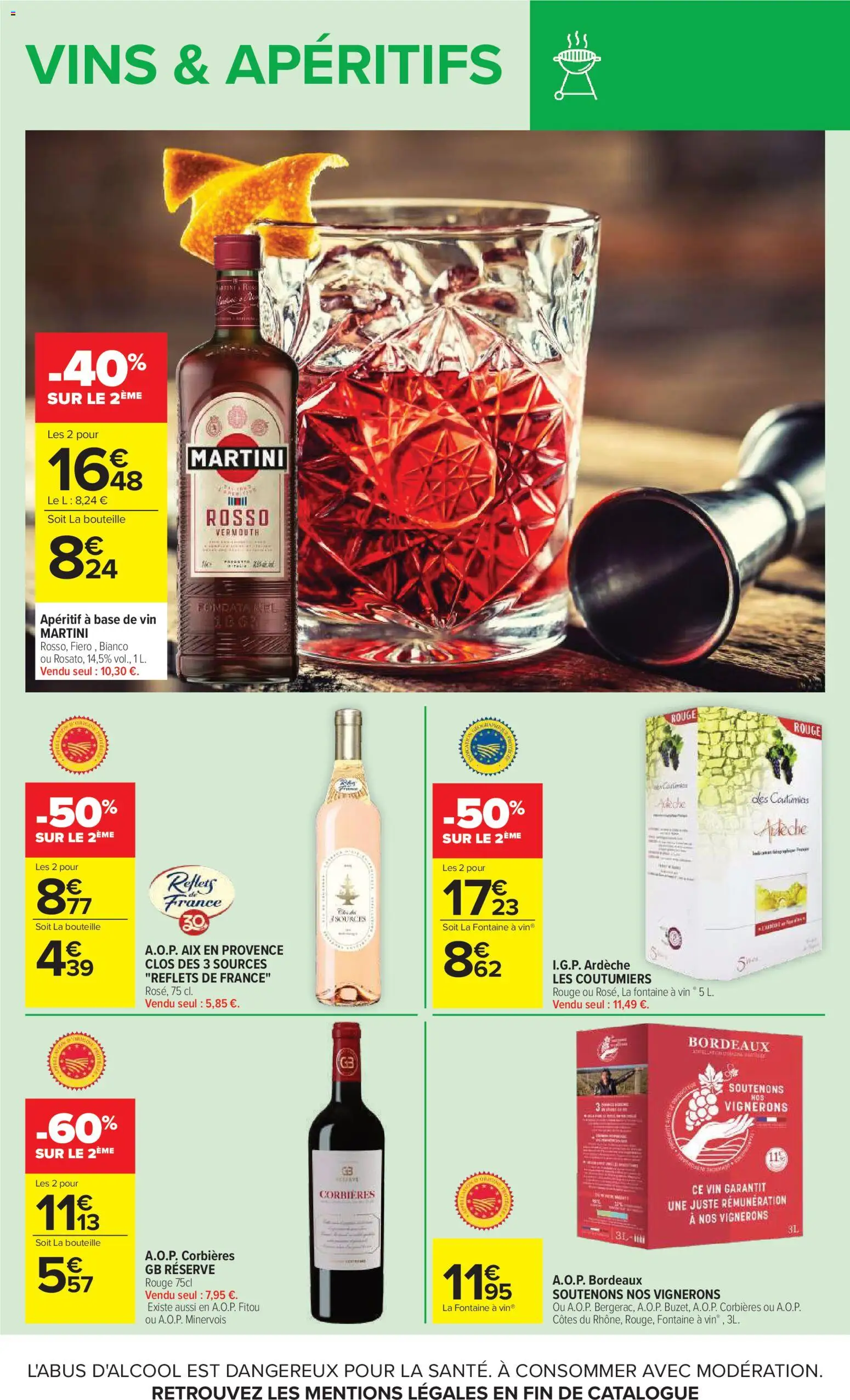 {H1} | Page: 28 | Produits: Base, Vermouth, Martini, Vin