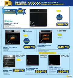 Anteprima del volantino Euronics volantino valido a partire dal 24/09/2026 | Pagina: 8 | Prodotti: Pentole, Piano cottura, Forno, Forno elettrico