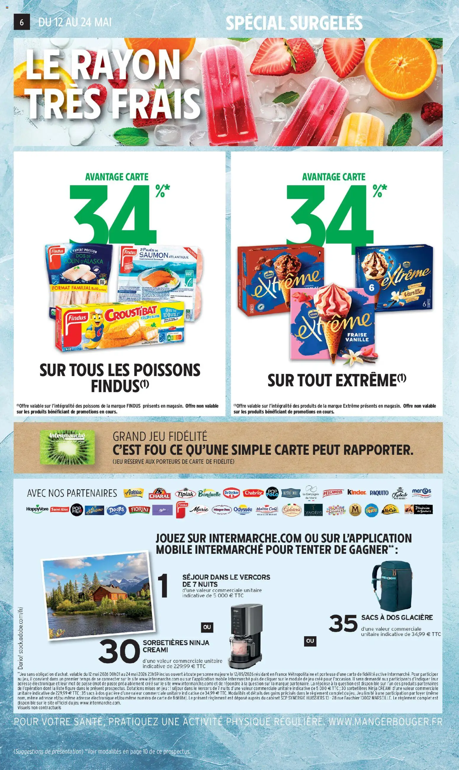 {H1} | Page: 6 | Produits: Glaces, Fraise, Poisson, Saumon