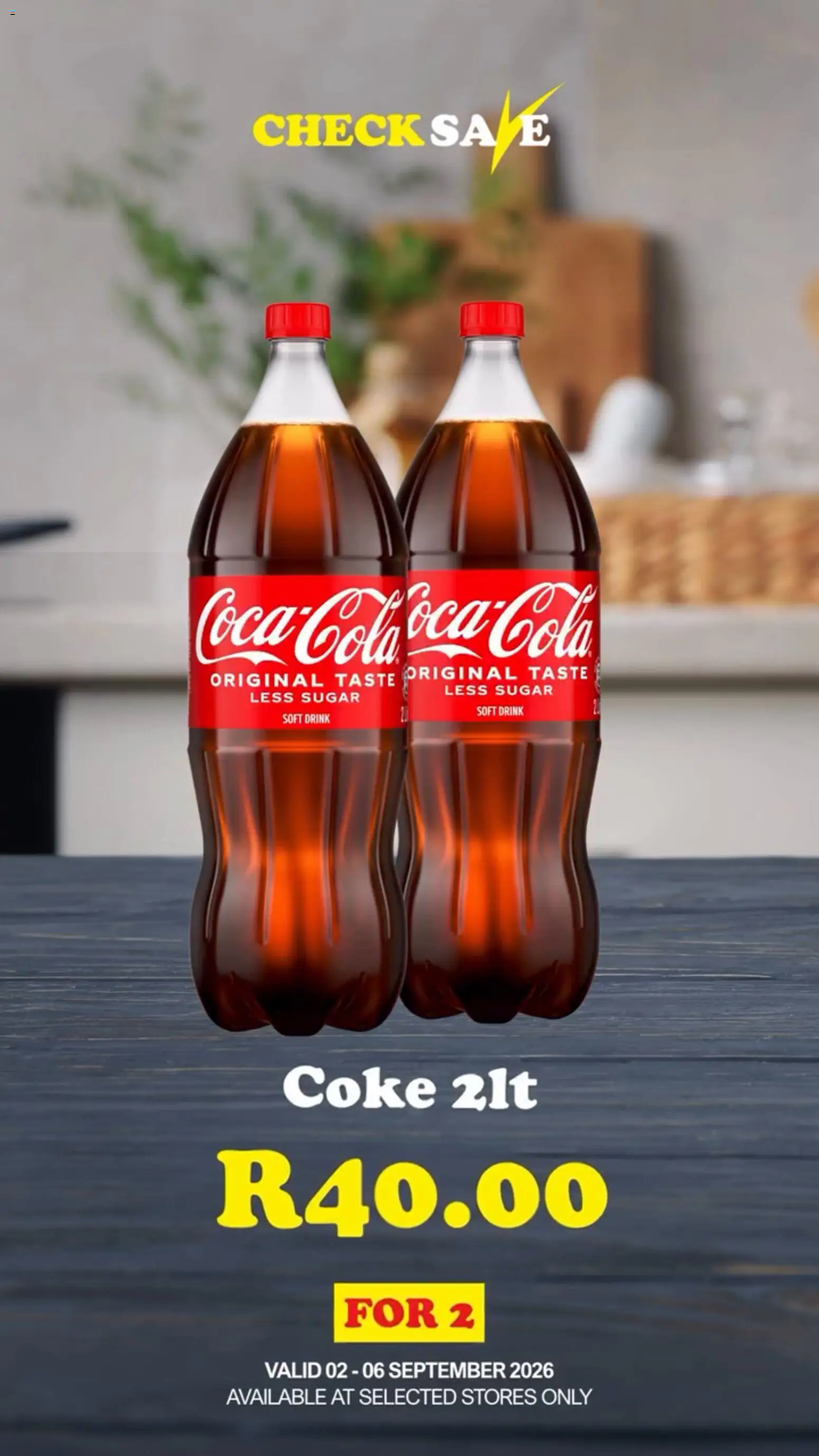 New Check Save catalogue – valid from 02/09/2026 | Page: 4 | Products: Coke, Sugar