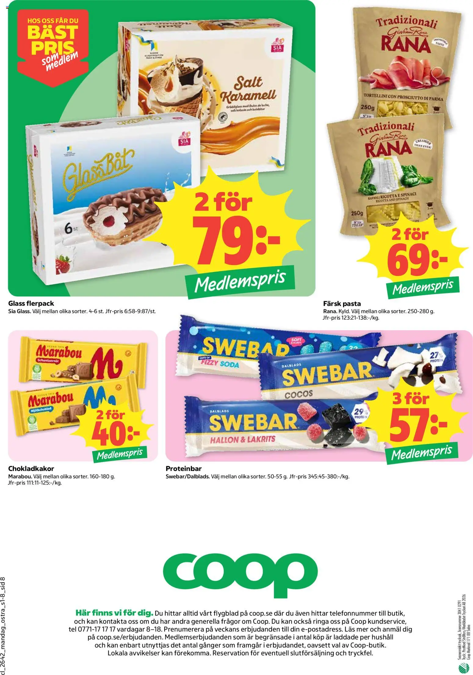 Coop Daglivs reklamblad aktuell från 12/10/2026 | Sida: 8