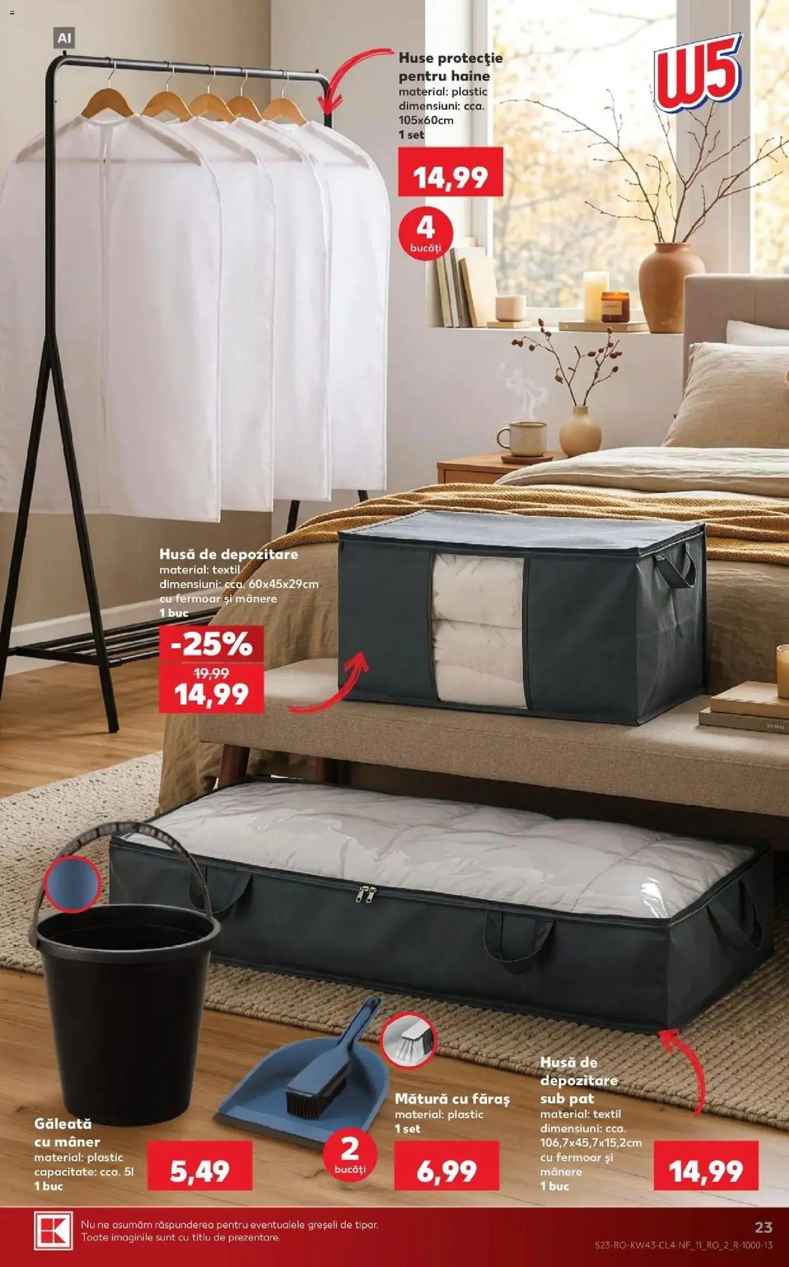 Kaufland Zalau 21.10.2026 - Revista si Oferta | Pagină: 23 | Produse: Mânere, Mătură, Pat, Faras
