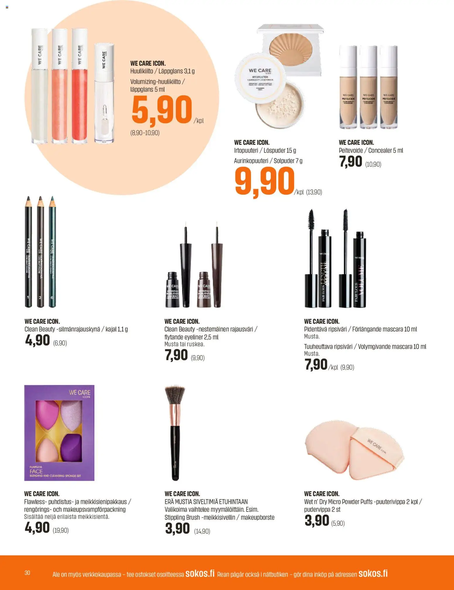 Sokos tarjoukset – voimassa 10.06.2026 alkaen | Sivu: 30 | Tuotteet: Peitevoide, Aurinkopuuteri, Huulikiilto, Tee