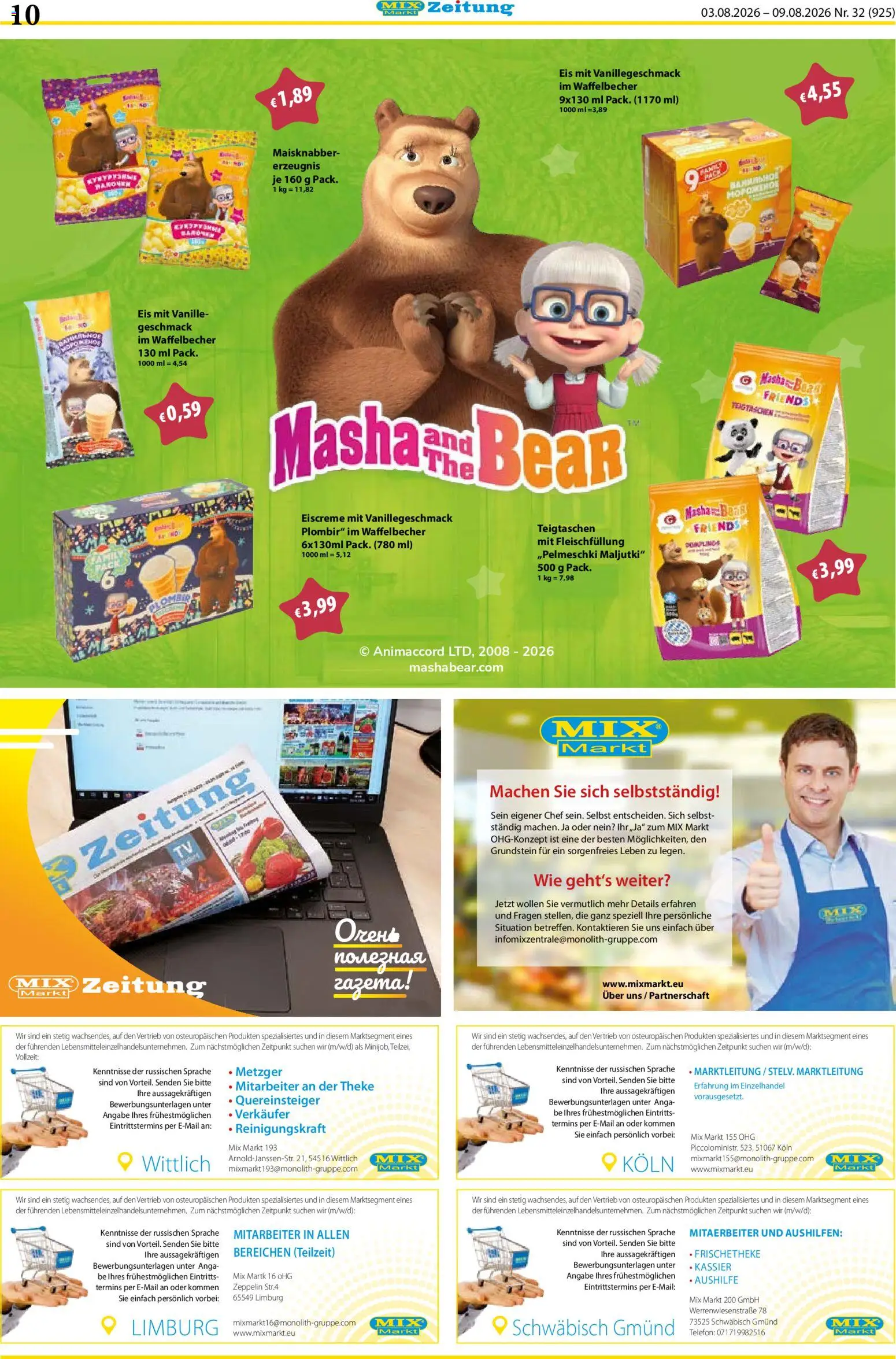 Mix Markt Prospekt – gültig ab 03.08.2026 | Seite: 3
