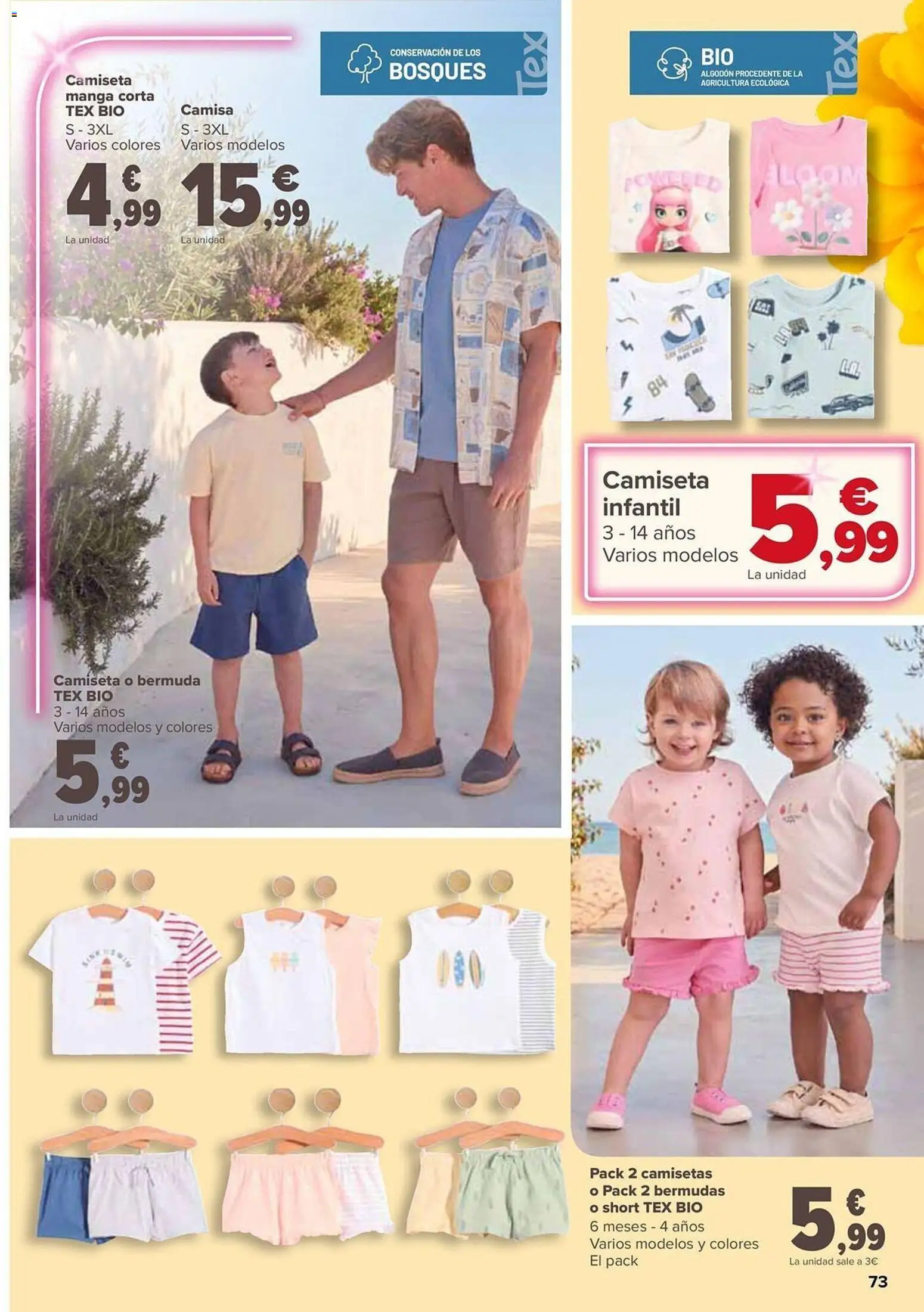 Carrefour folleto │ válido desde el 12.05.2026 | Página: 73 | Productos: Camisa, Bermudas