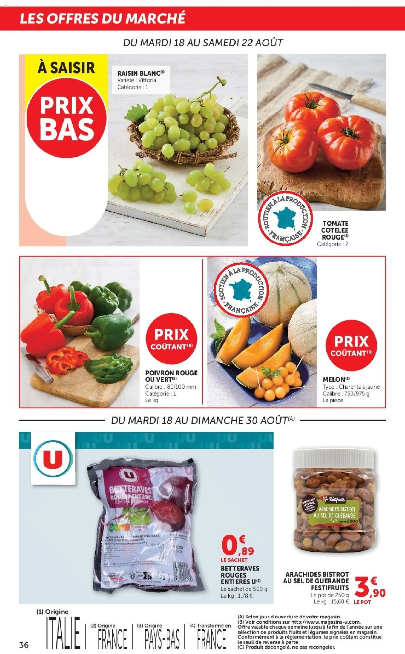 {H1} | Page: 36 | Produits: Raisin, Tomate, Sel, Fruits