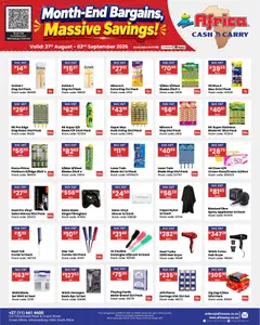 Africa Cash & Carry specials catalogue – valid from 27/08/2026 | Page: 23