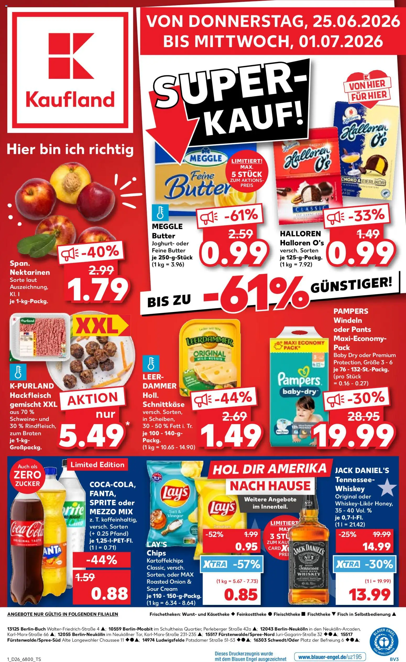 Kaufland Prospekt Berlin – gültig ab 25.06.2026 | Seite: 1