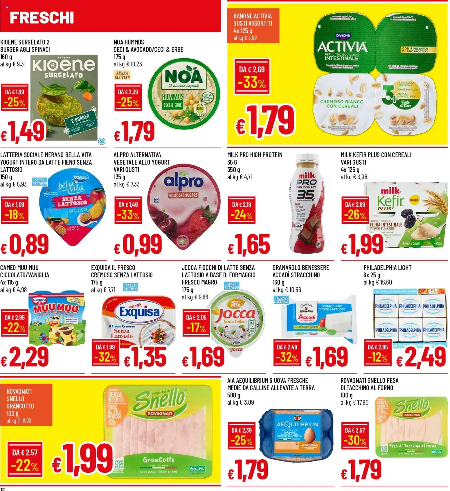 Volantino Galassia del 02/11/2026 | Pagina: 12 | Prodotti: Fiocchi, Ceci, Hummus, Forno