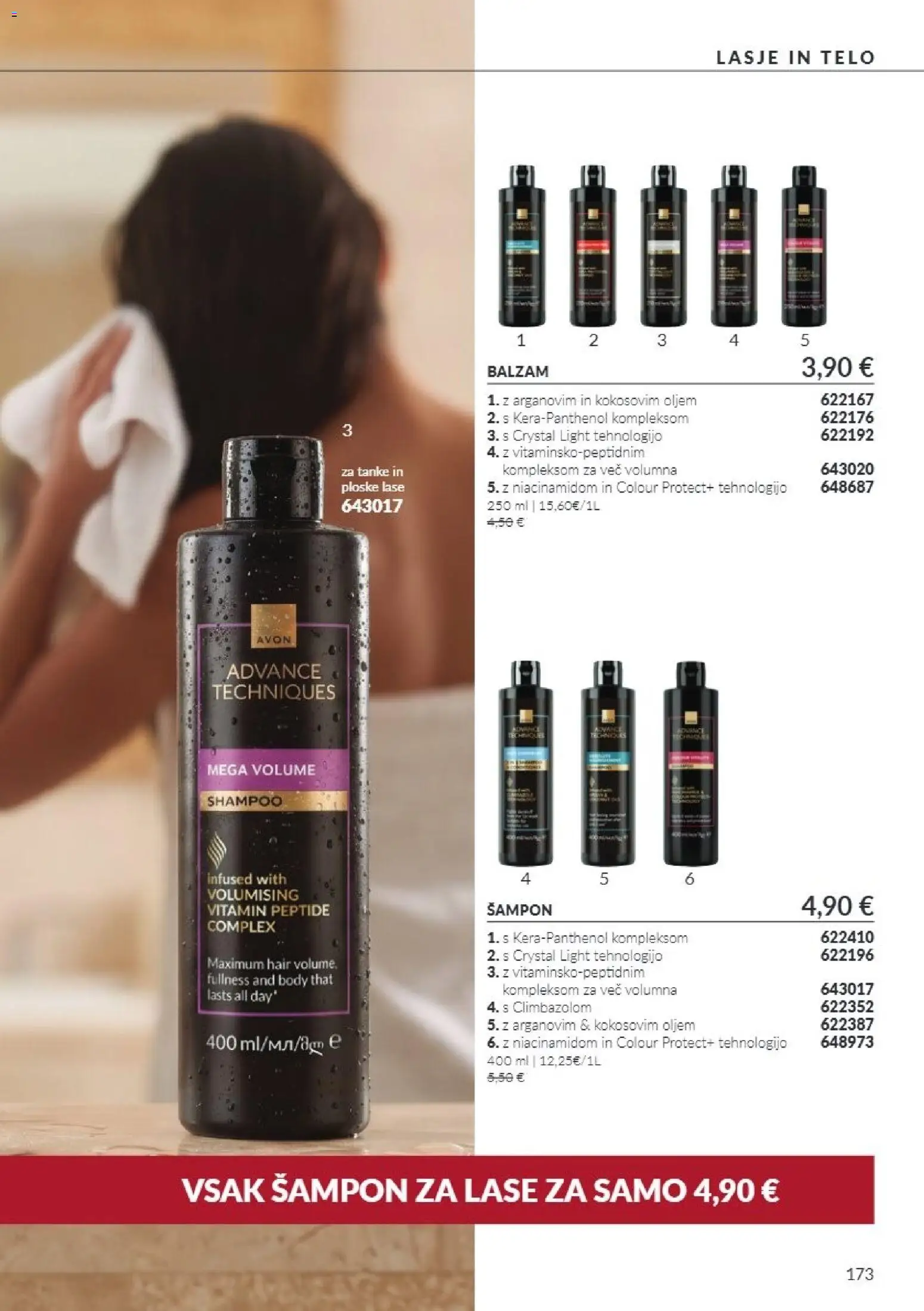 Novi Avon katalog ponudbe – veljaven od 01.10.2026 | Stran: 173 | Izdelki: Sampon