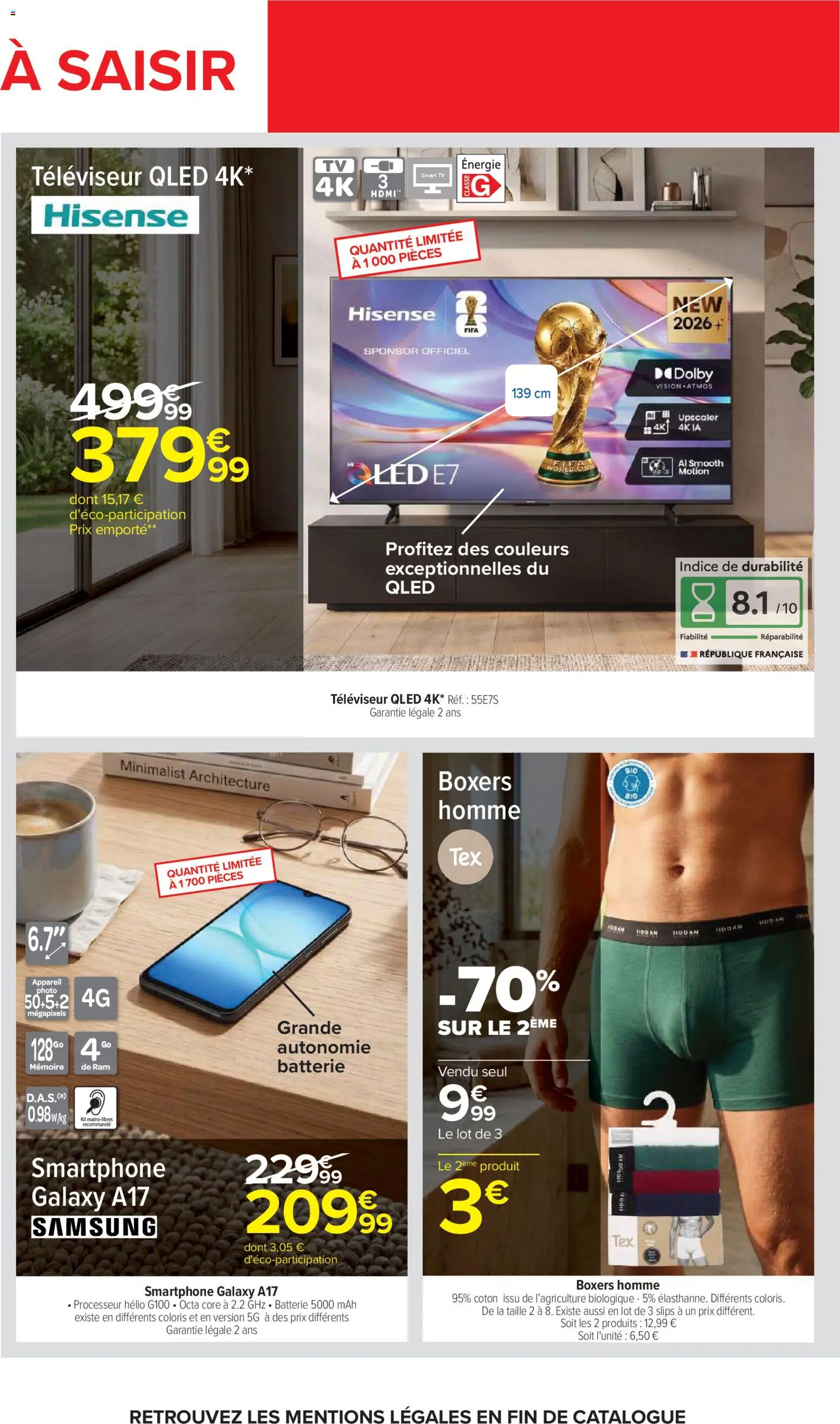 {H1} | Page: 70 | Produits: Coton, Televiseur, Batterie, Smart TV