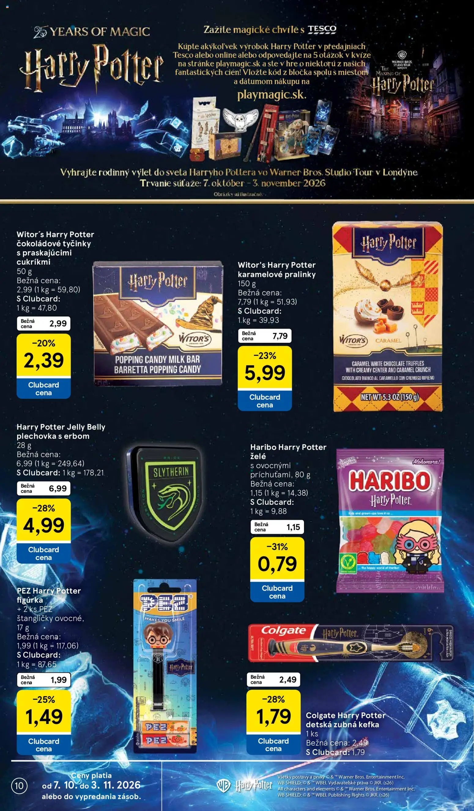Nové Tesco akcie – leták je platný od 28.10.2026 | Strana: 10 | Produkty: Zubná kefka