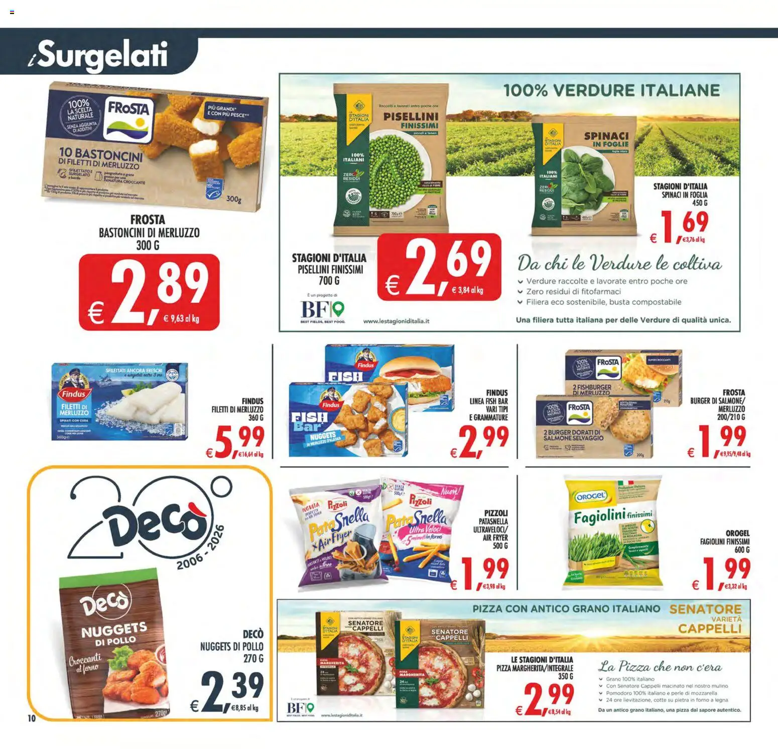 Volantino Decò del 29.05.2026 | Pagina: 12 | Prodotti: Pizza, Nuggets, Forno, Macinato