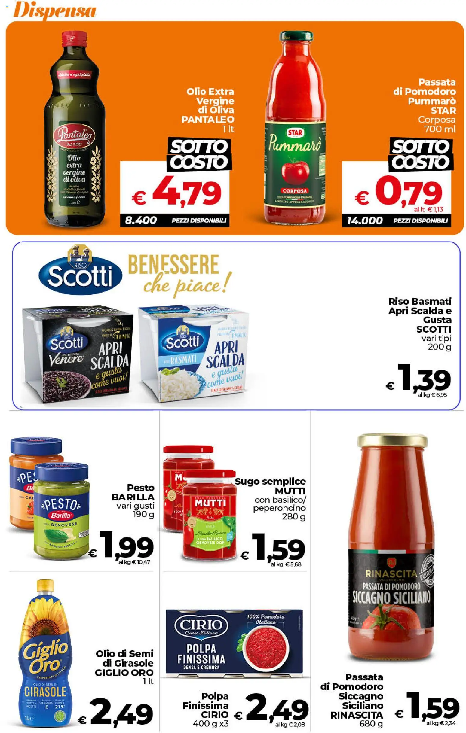 Volantino Ipercoop del 01/09/2026 | Pagina: 29 | Prodotti: Riso Basmati, Peperoncino, Pesto, Mutti