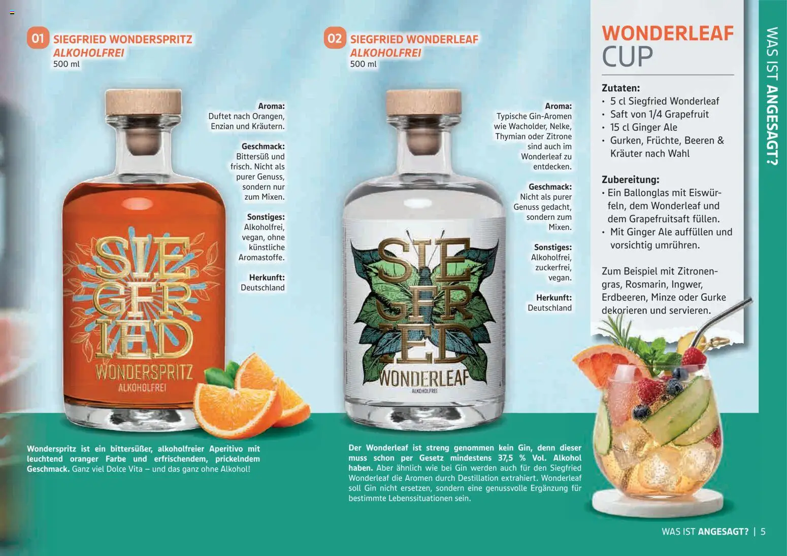 HERKULES Sonderbeilage 2 – gültig ab 29.10.2026 | Seite: 5 | Produkte: Grapefruit, Alkohol, Gin, Zitronen