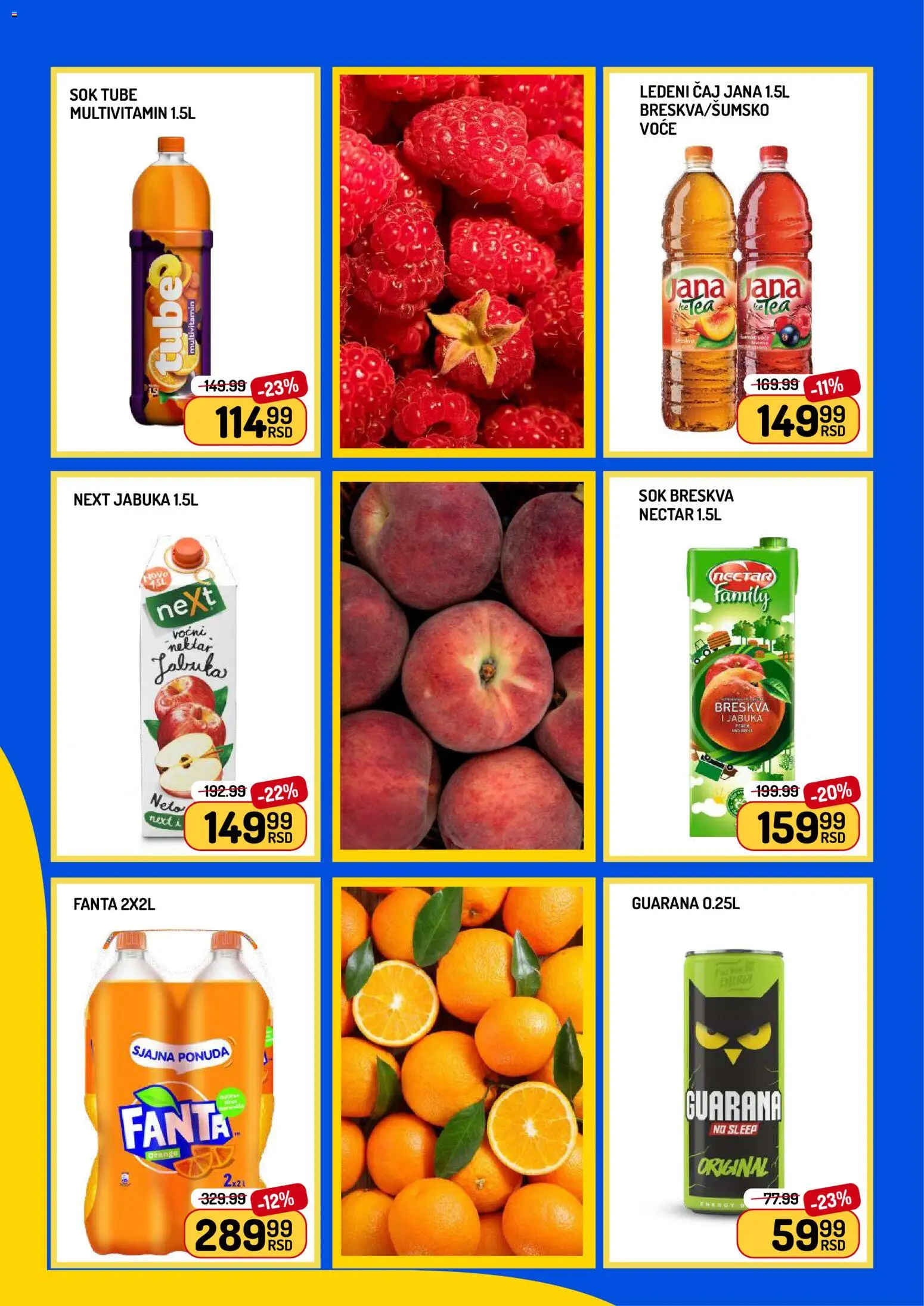 Aman katalog - važi od 22.05.2026 | Strana: 14 | Proizvode: Nektar, Guarana, Sok, Breskva