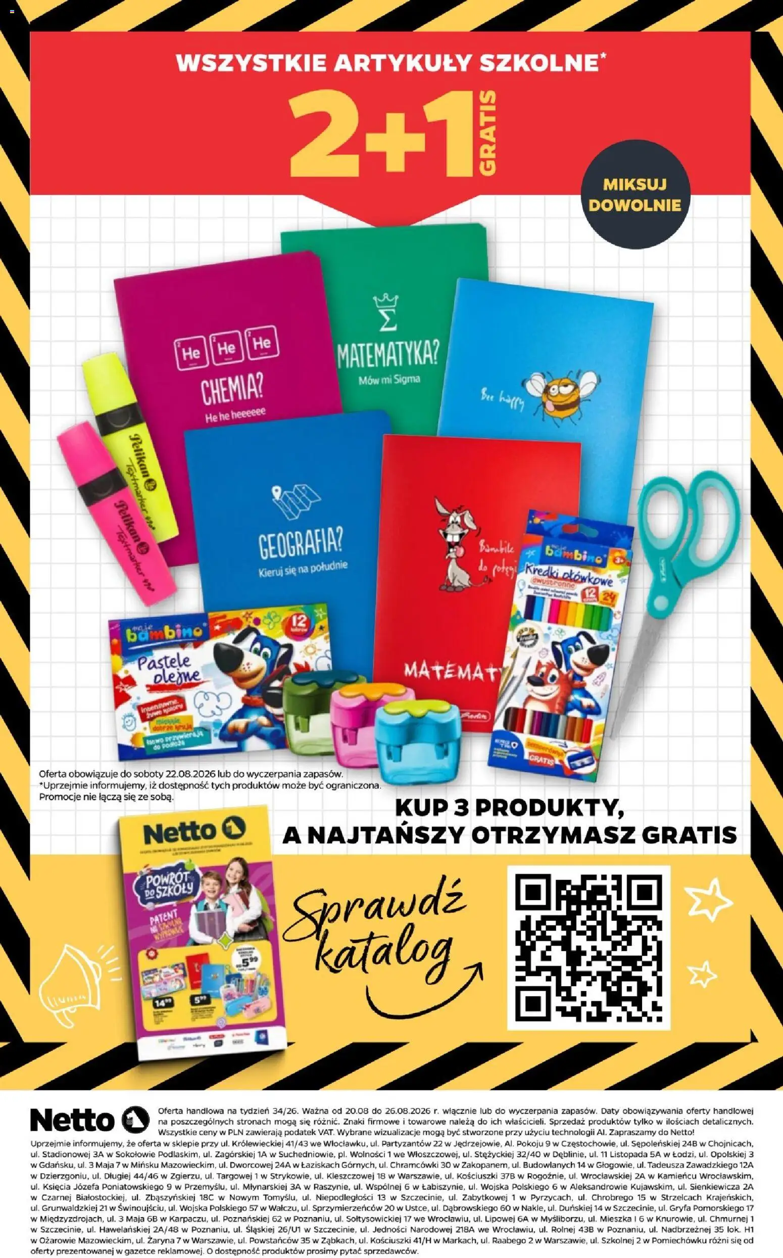 Netto gazetka od czwartku NonFood od 20.08.2026 | Strona: 8 | Produkty: Kredki