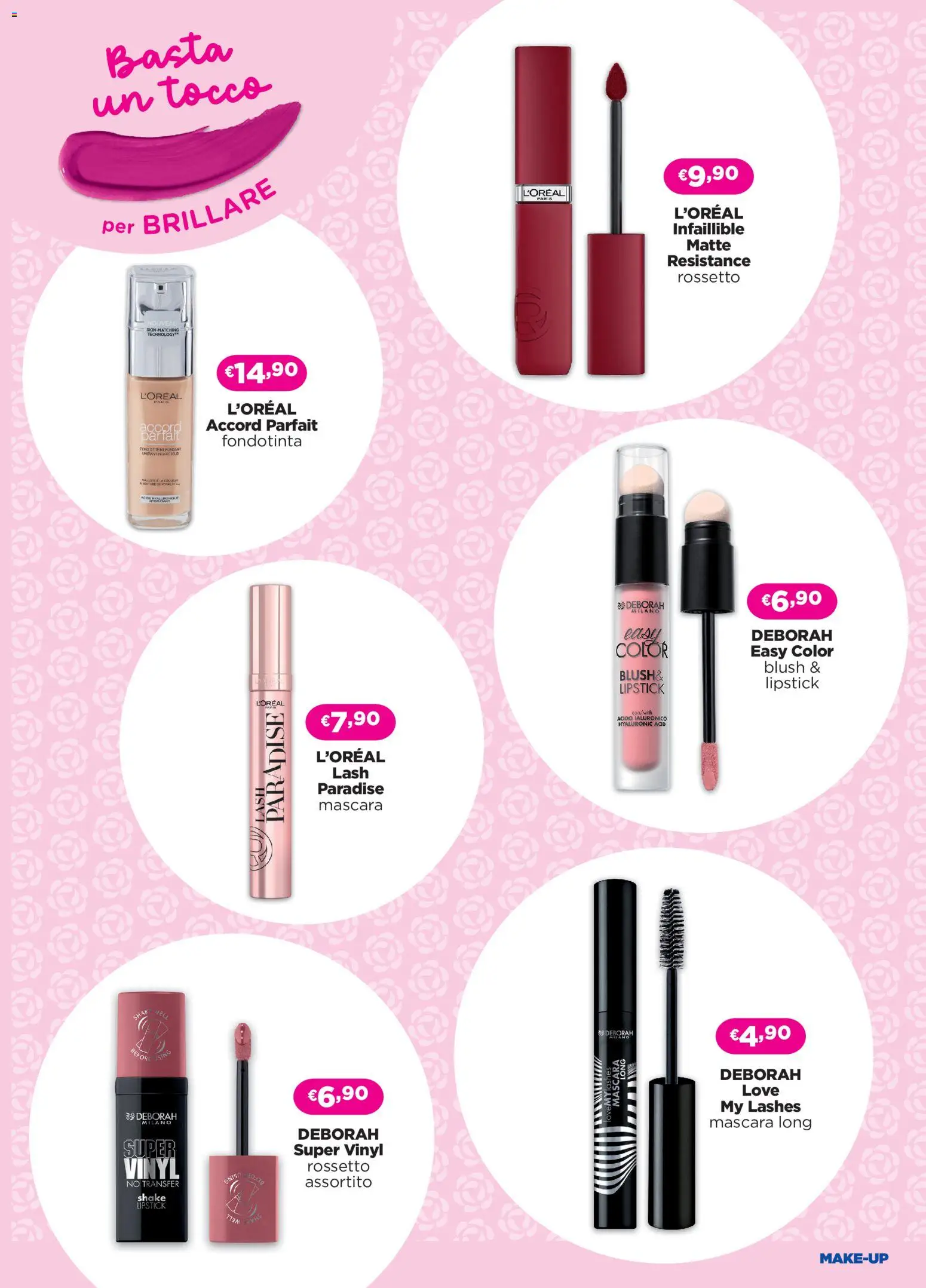 Volantino Acqua e Sapone del 31/08/2026 | Pagina: 2 | Prodotti: Mascara, Rossetto, Fondotinta, Blush