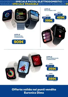 Anteprima del volantino Euronics volantino Wearable valido a partire dal 21/05/2026 | Pagina: 20 | Prodotti: Apple Watch