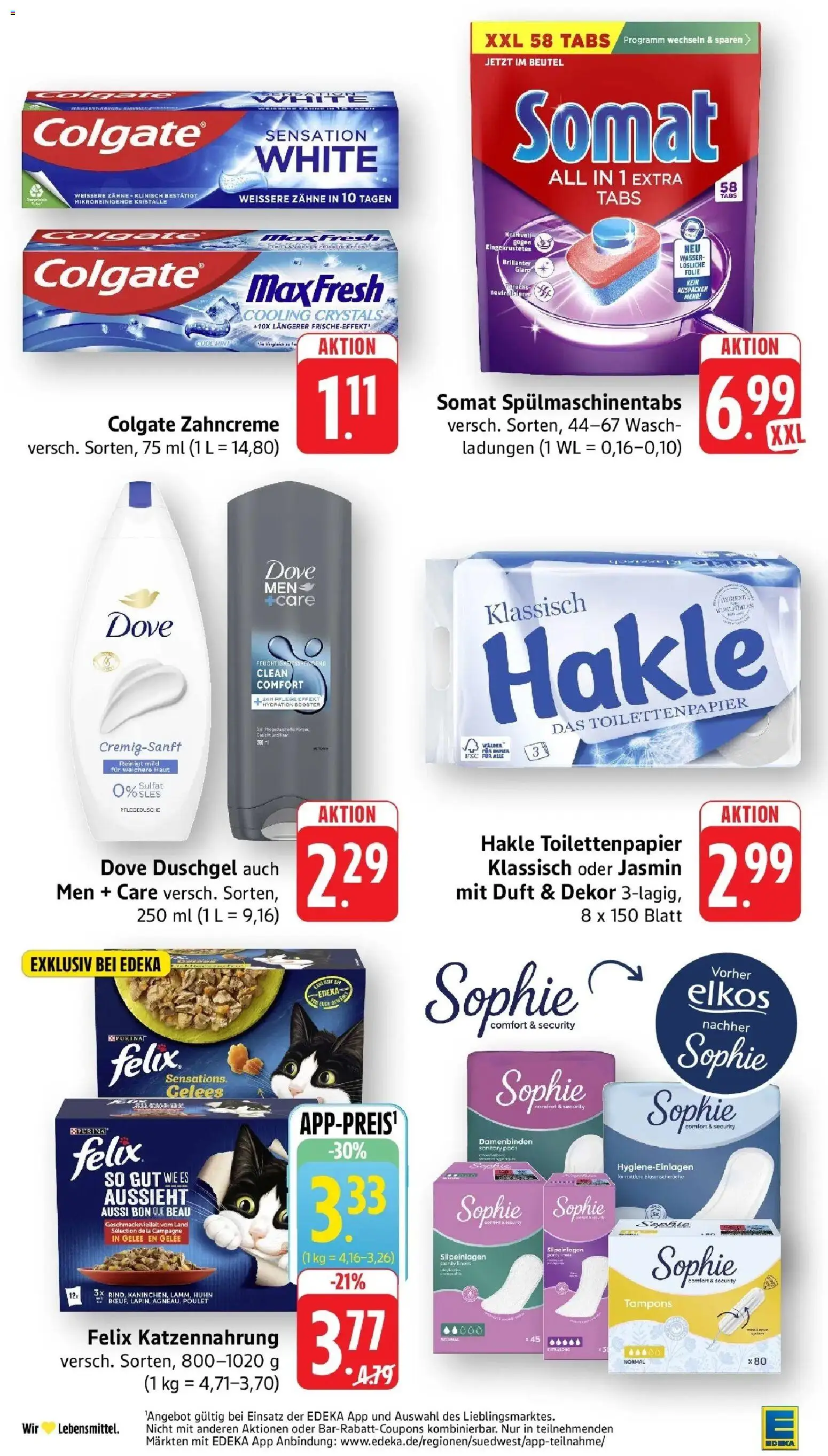 Edeka Prospekt Ludwigshafen (ab 26.10.2026) » Angebote Online | Seite: 37 | Produkte: Duft, Wasser, Spülmaschinentabs, Toilettenpapier