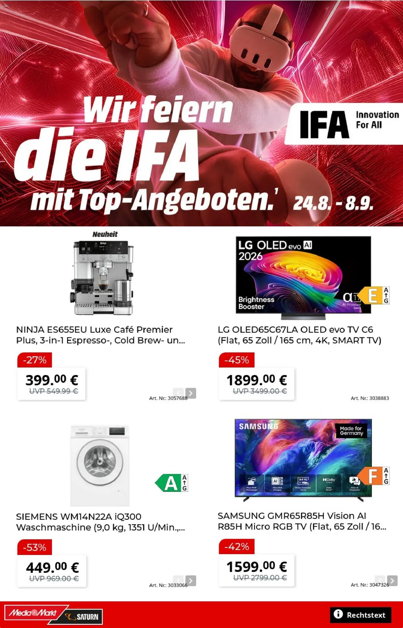 Media Markt Prospekt – gültig ab 24.08.2026 | Seite: 1