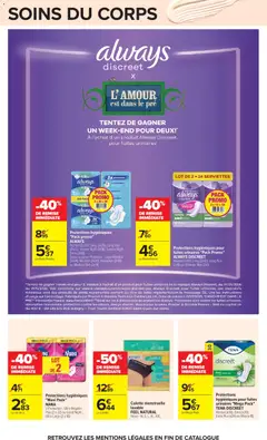 Carrefour - Prévisualisation de Culotte menstruelle lavable, FEEL NATURAL Noire : M, S, L, XL, XXL. valide à partir de 06/10/2026 | Page: 31