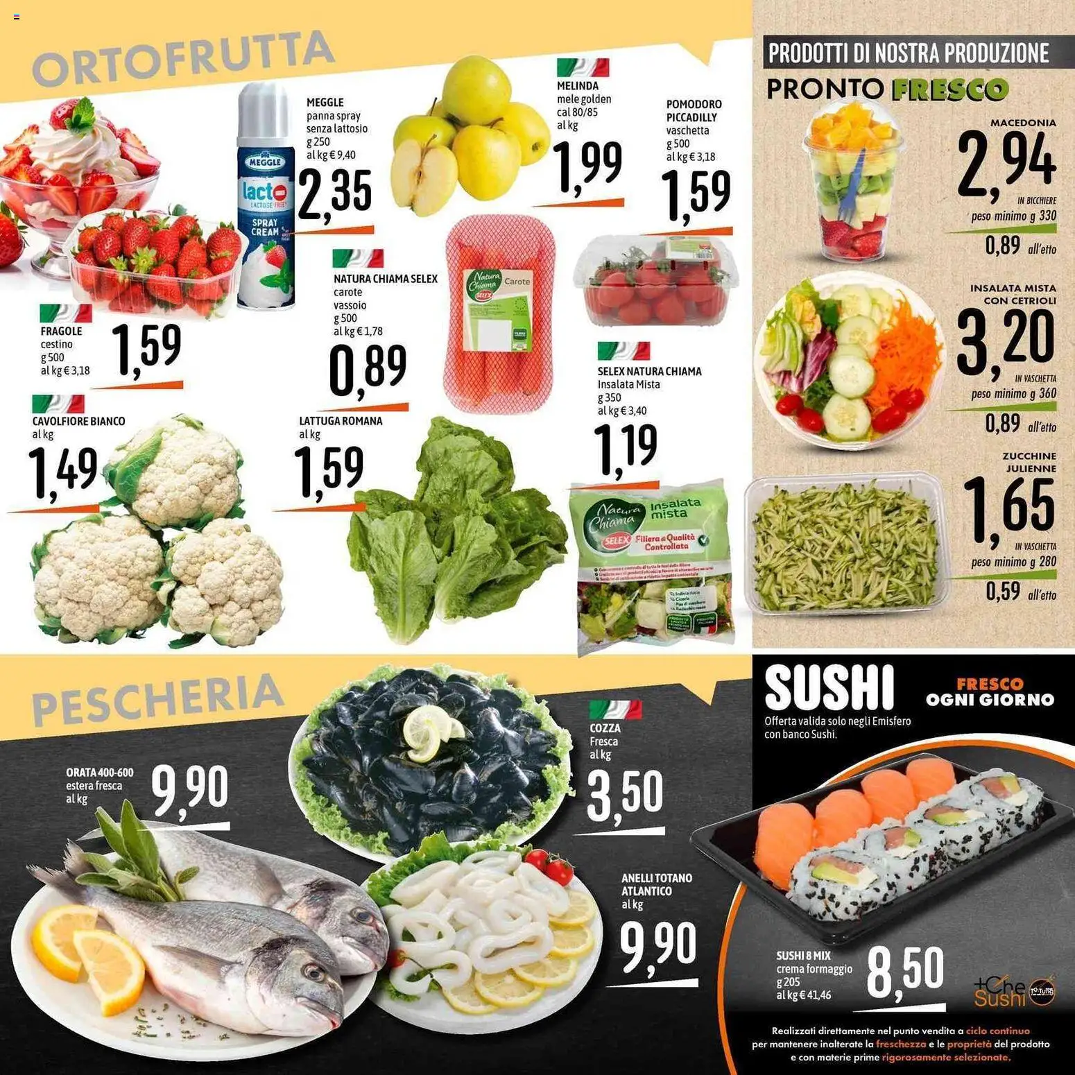 Volantino Emisfero del 30.04.2026 | Pagina: 12 | Prodotti: Cetrioli, Pomodoro, Carote, Cavolfiore