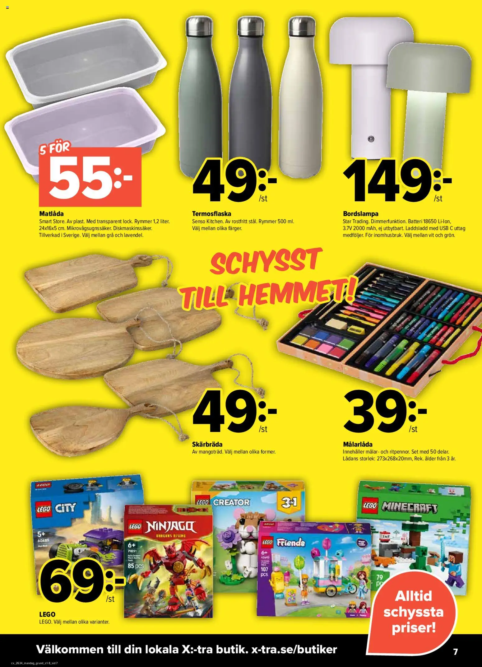 Pekås reklamblad aktuell från 17/08/2026 | Sida: 7 | Produkter: LEGO, Batteri, Set, Matlåda