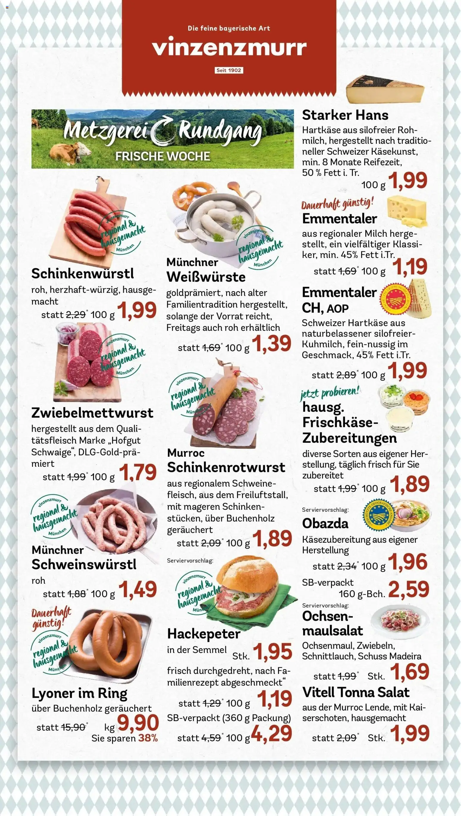 REWE Prospekt ab 10.08.2026 zum Blättern » Angebote | Seite: 7 | Produkte: Milch, Schinken, Salat, Frischkase