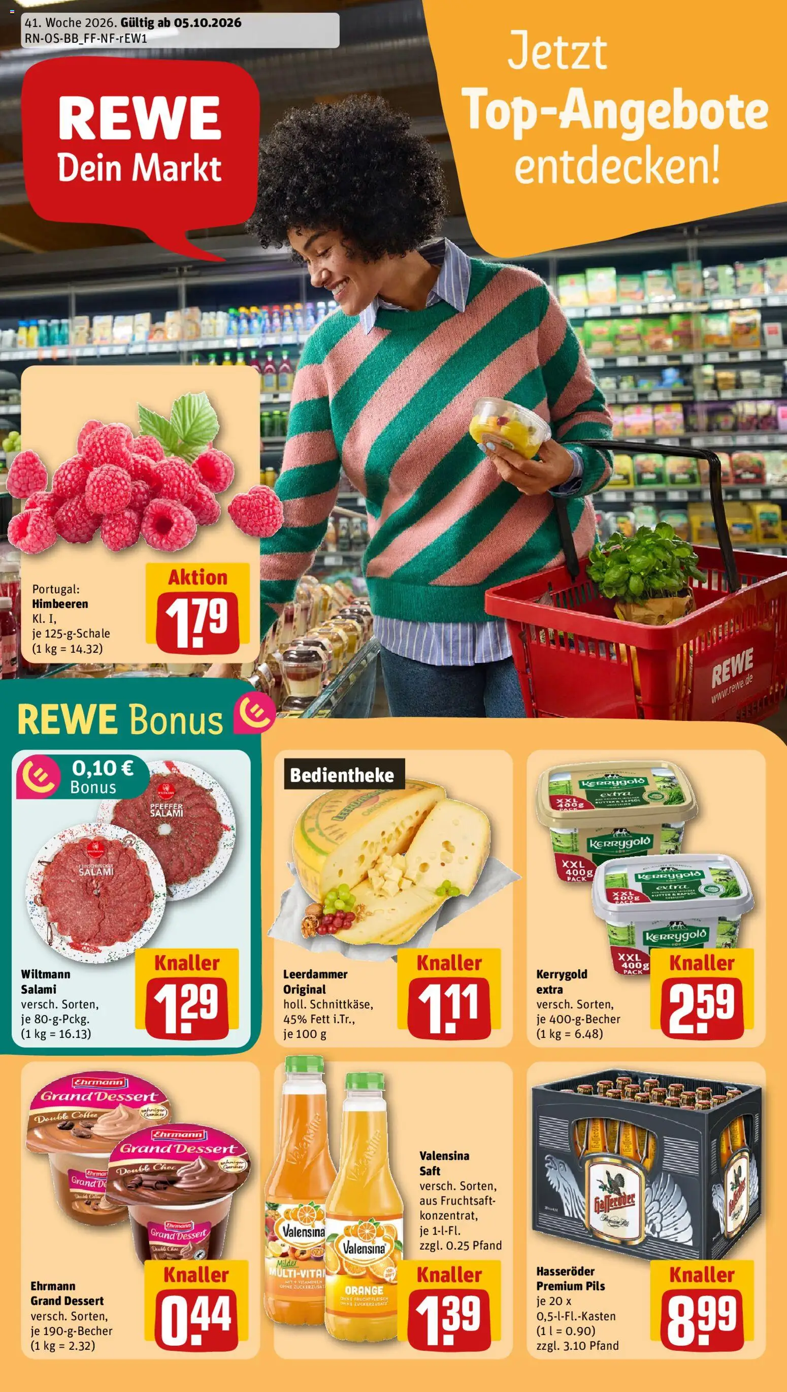 Rewe Prospekt – gültig ab 05.10.2026 | Seite: 1