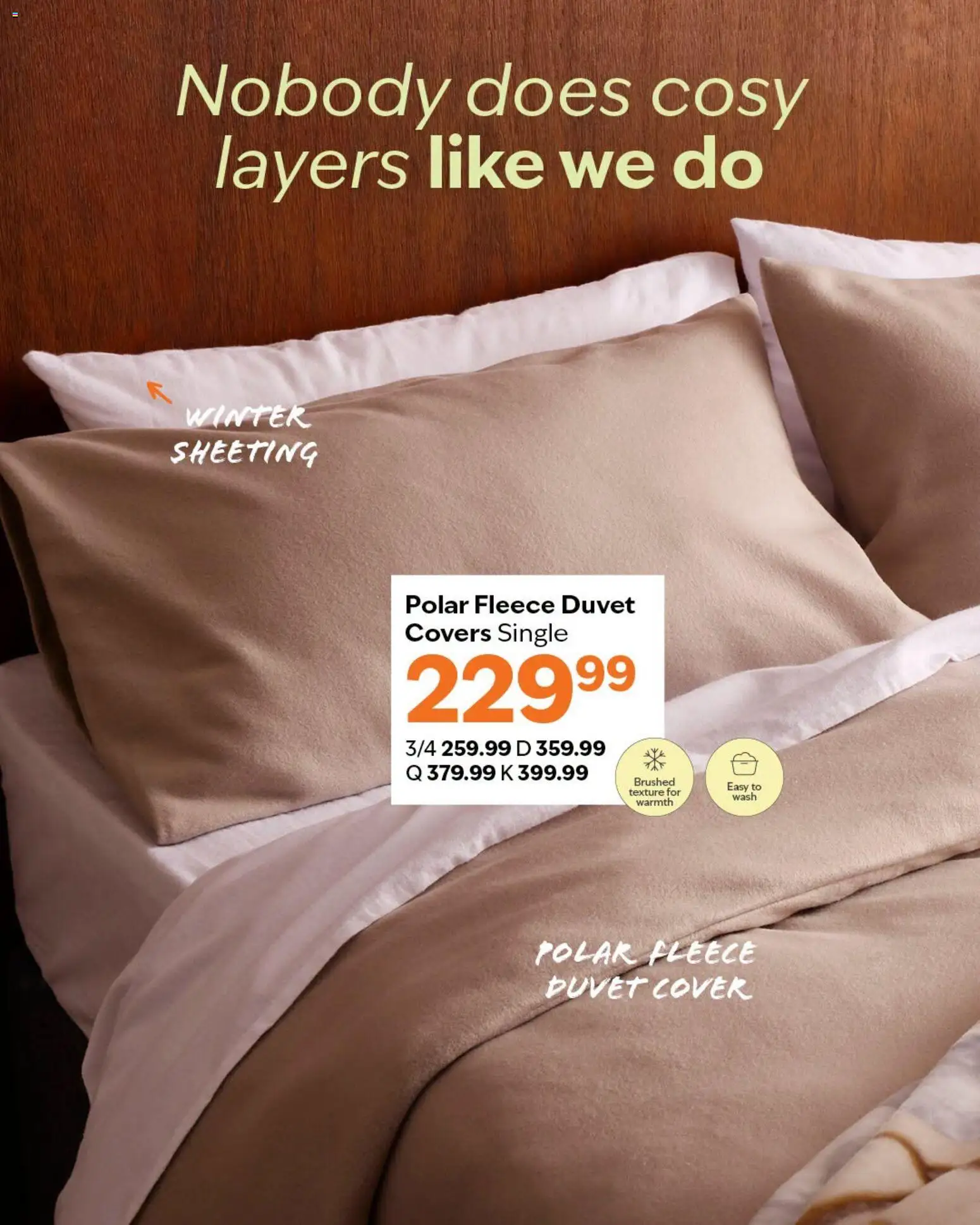 New Sheet Street catalogue – valid from 29/07/2026 | Page: 1 | Products: Cover, Duvet