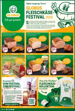 Globus - Globus: Fleischkäse-Festival 2026 ab 08.06.2026 gültig