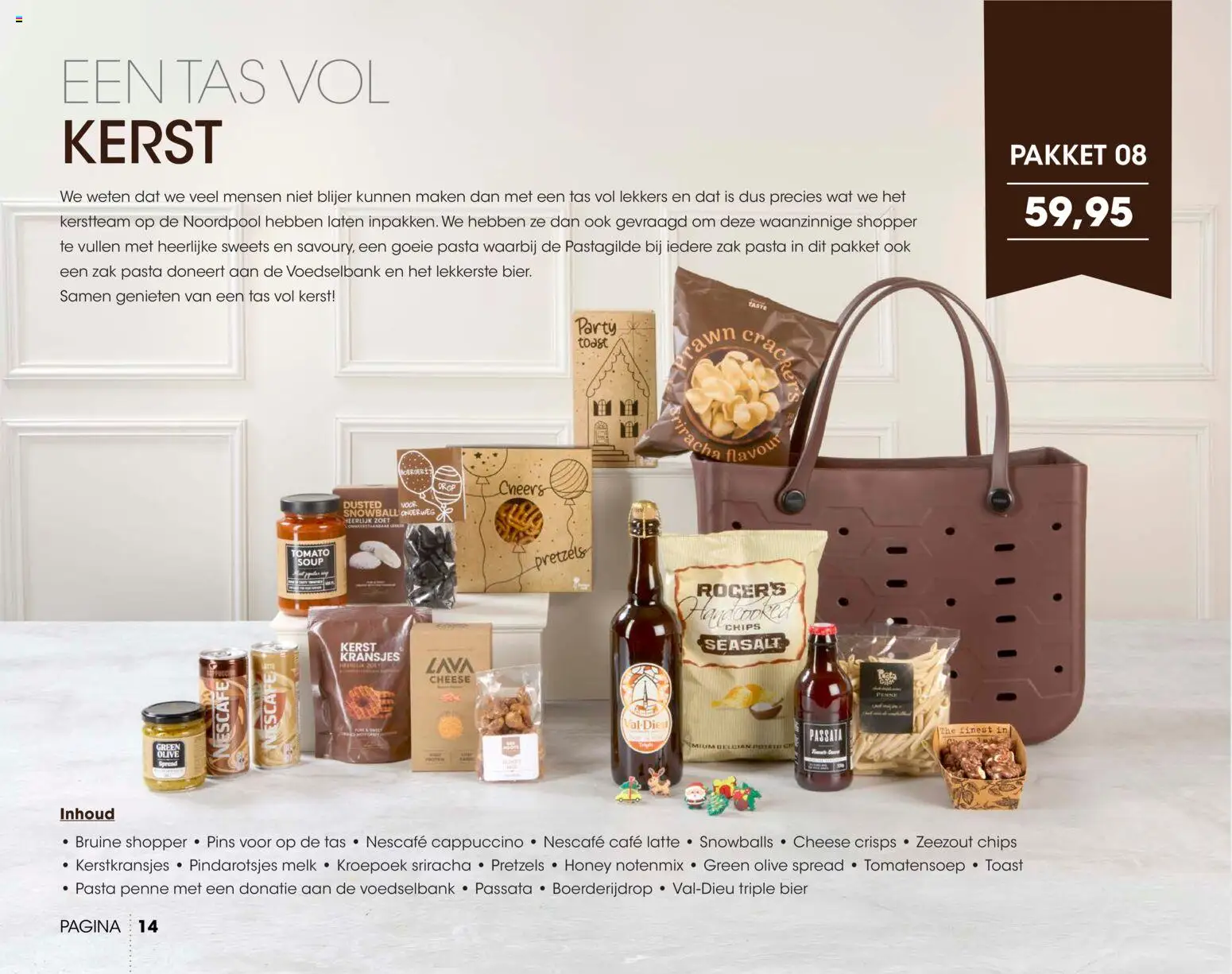 {H1} | Pagina: 14 | Producten: Bier, Crackers, Toast, Nescafe