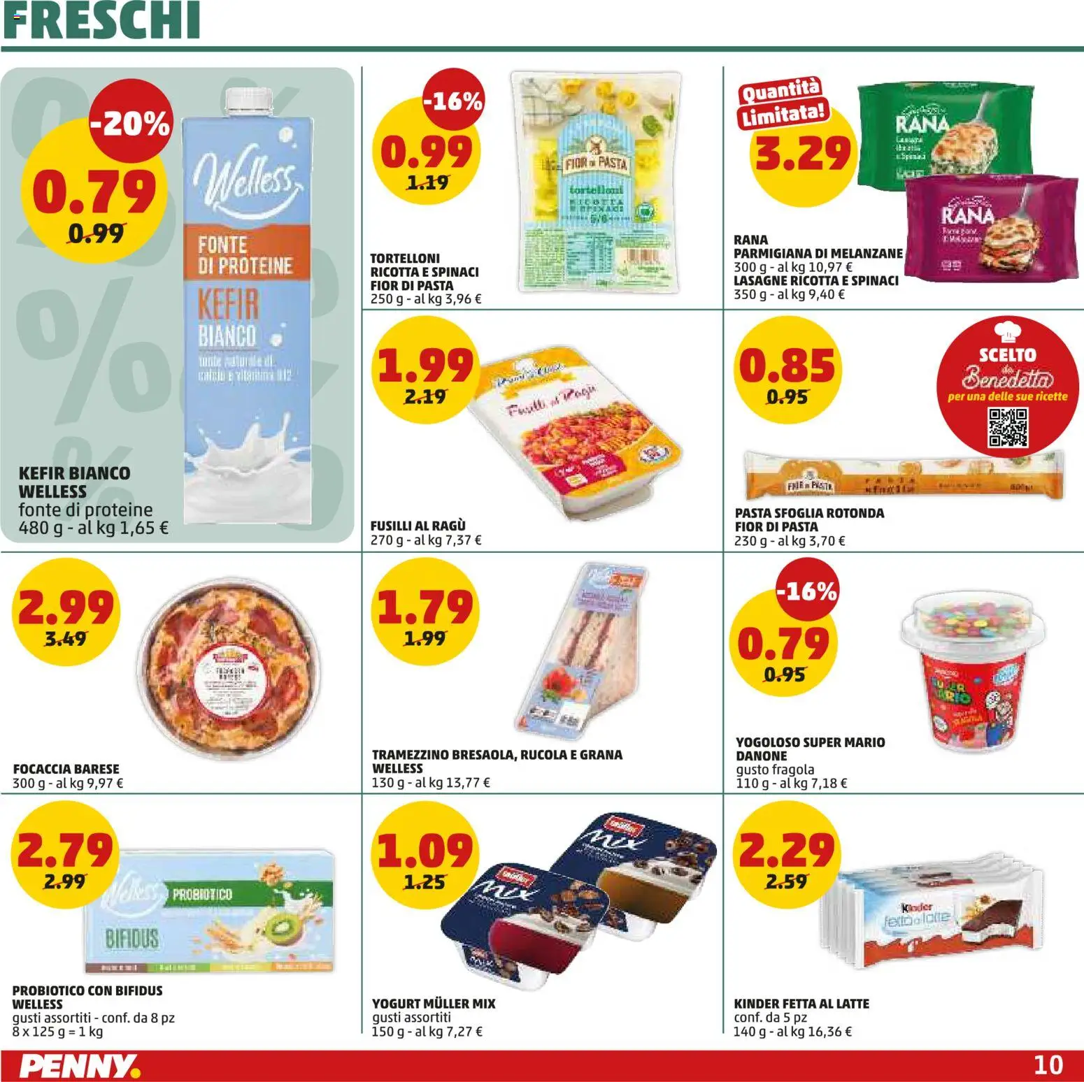 Volantino PENNY del 21.05.2026 | Pagina: 10 | Prodotti: Yogurt, Latte, Pasta, Tortelloni