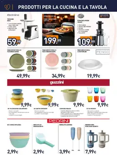 Anteprima del volantino Unieuro volantino Piccoli Elettrodomestici valido a partire dal 16/09/2026 | Pagina: 8 | Prodotti: Porta, Centrifuga, Piatti, Insalata