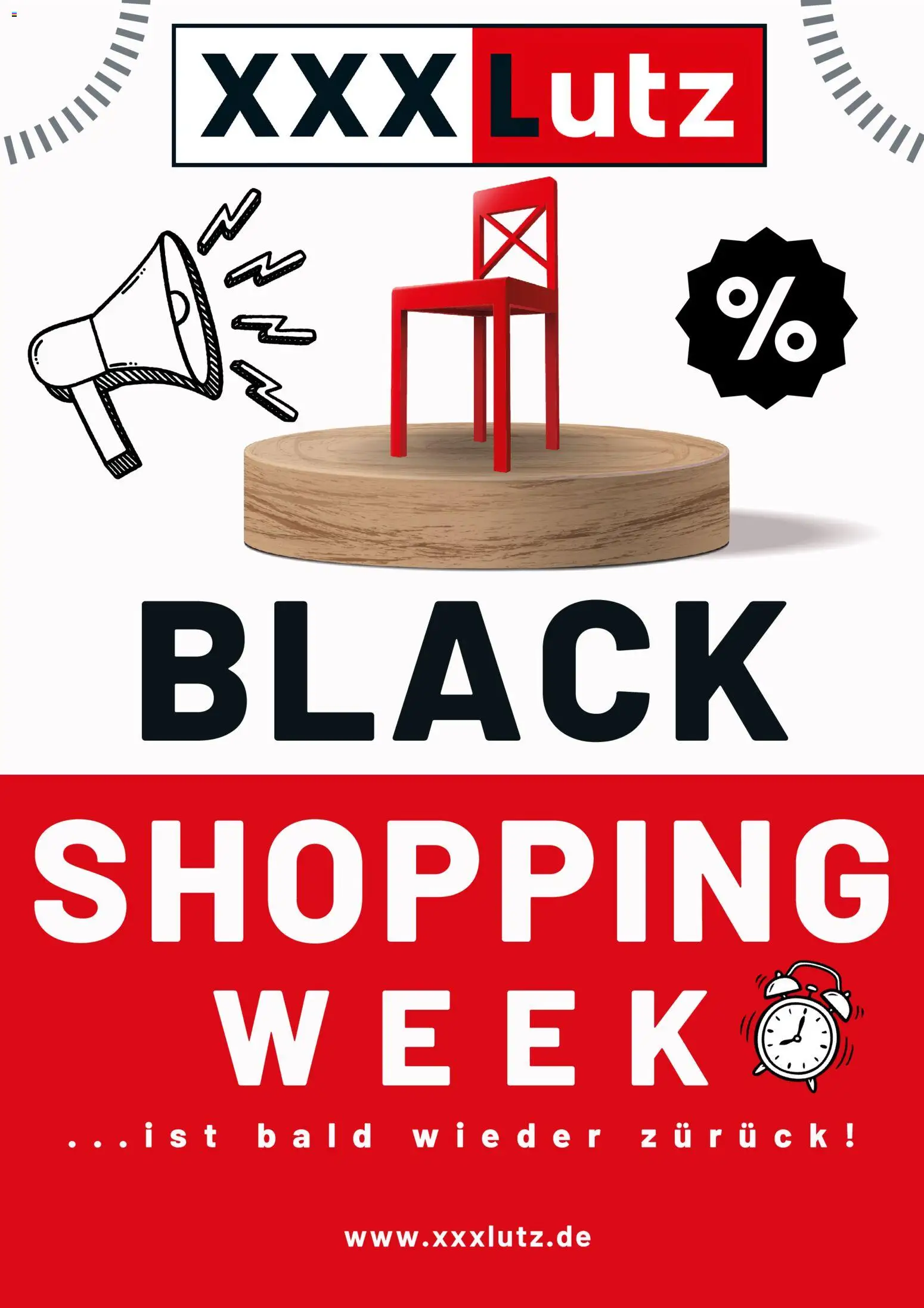 XXXLutz Black Friday Ankündigung – gültig ab 16.10.2026 | Seite: 1