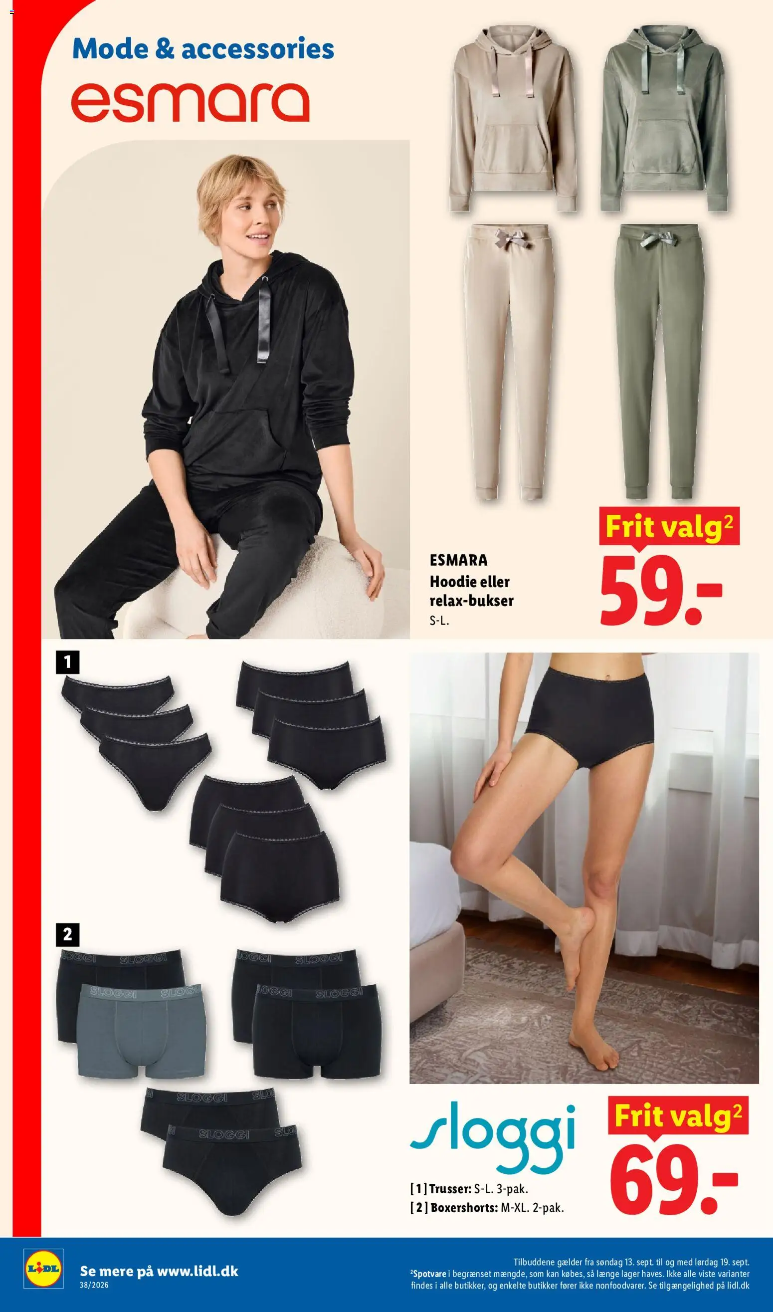 Lidl tilbudsavis – gyldig fra 13/09/2026 | Side: 6 | Produkter: Trusser, Søm