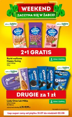 Pogląd oferty "Żabka gazetka - Weekendowe promocje" - ważna od 31.07.2026