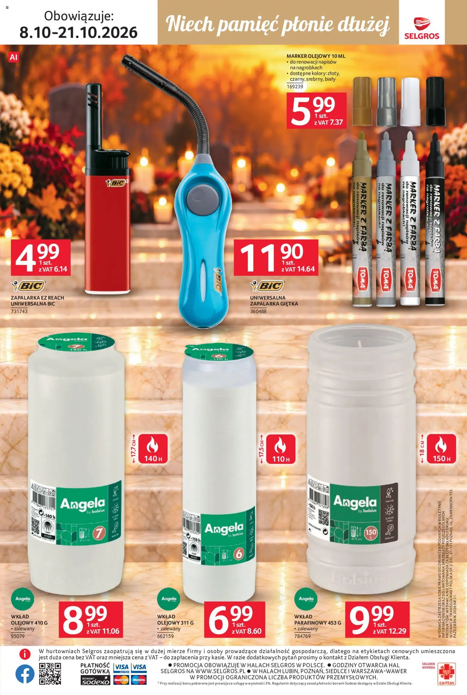 Selgros cash&carry gazetka - Wszystkich świętych od 08.10.2026 | Strona: 9