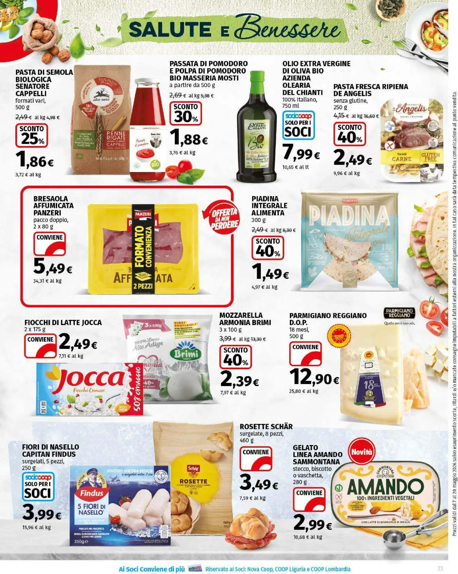 Volantino Ipercoop del 07.05.2026 | Pagina: 23 | Prodotti: Gelato, Latte, Mango, Mandorle