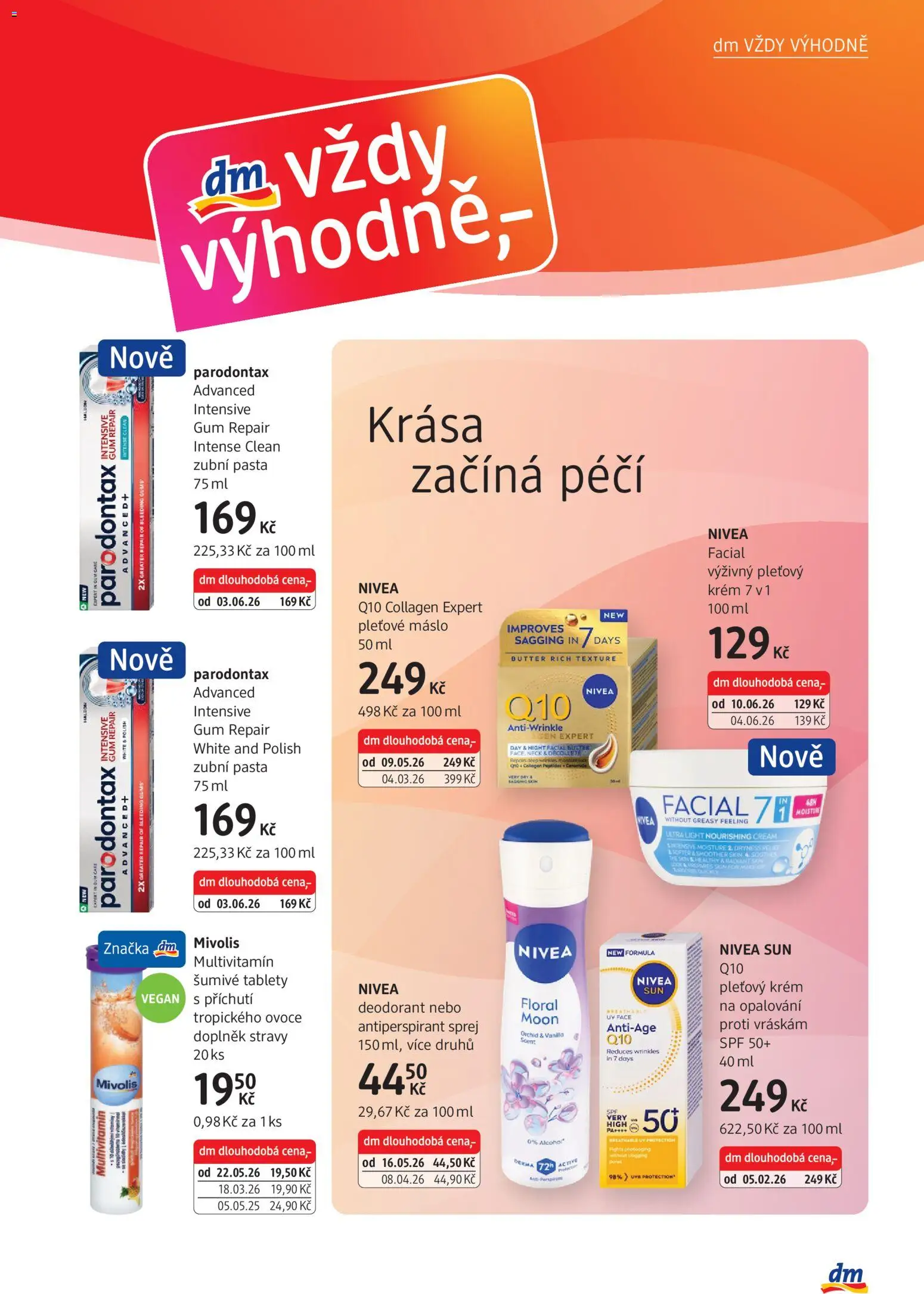dm drogerie leták od 30.06.2026 | Strana: 17 | Produkty: Vegan, Deodorant, Parodontax, Multivitamin
