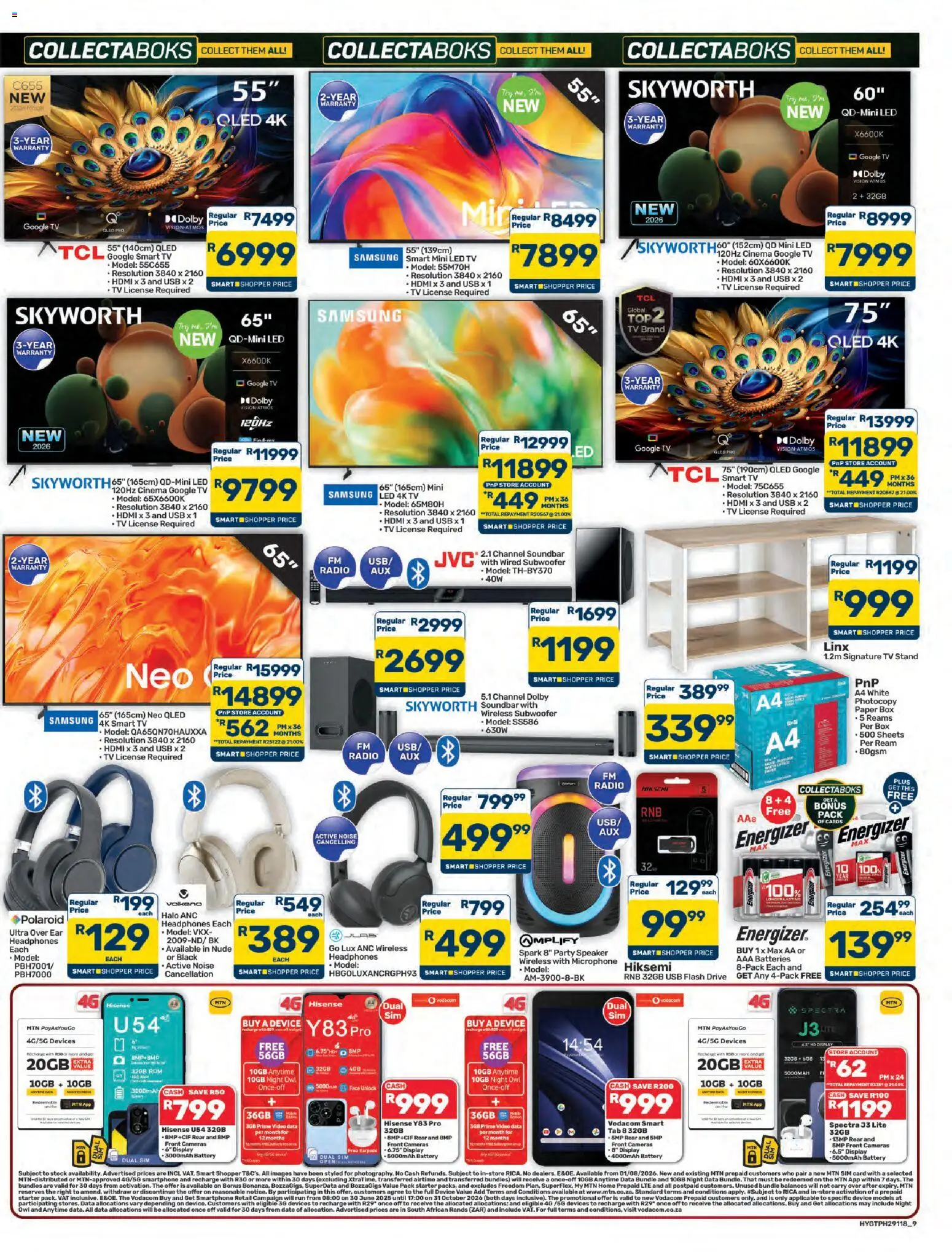 New Pick n Pay catalogue – valid from 23/10/2026 | Page: 9 | Products: USB, TV, Box, Soundbar