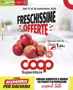 Anteprima del volantino COOP volantino valido a partire dal 17/09/2026