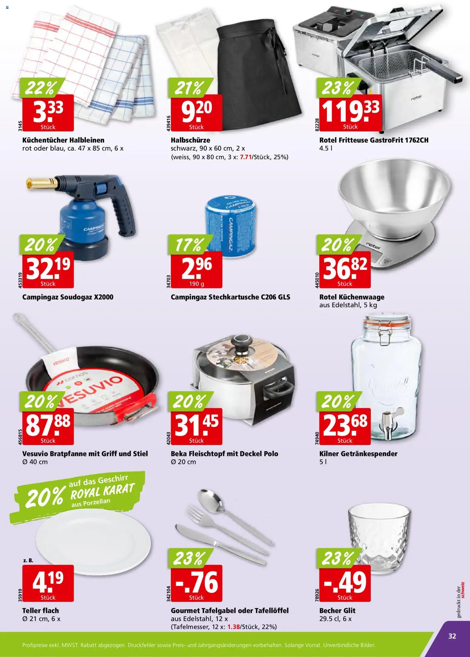 Aligro aktionen – gültig ab 21.09.2026 | Seite: 32 | Produkte: Deckel, Fritteuse