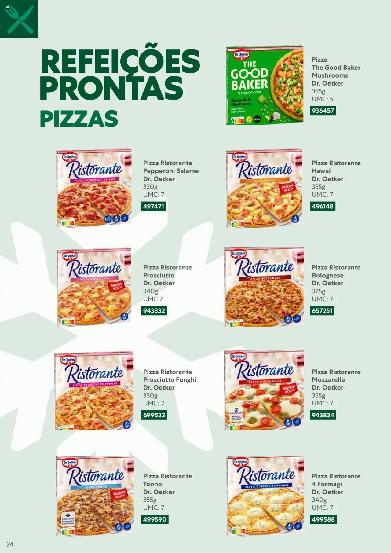 Recheio Congelados │ válido de 01/02/2024 | Página: 24 | Produtos: Salame, Pizza